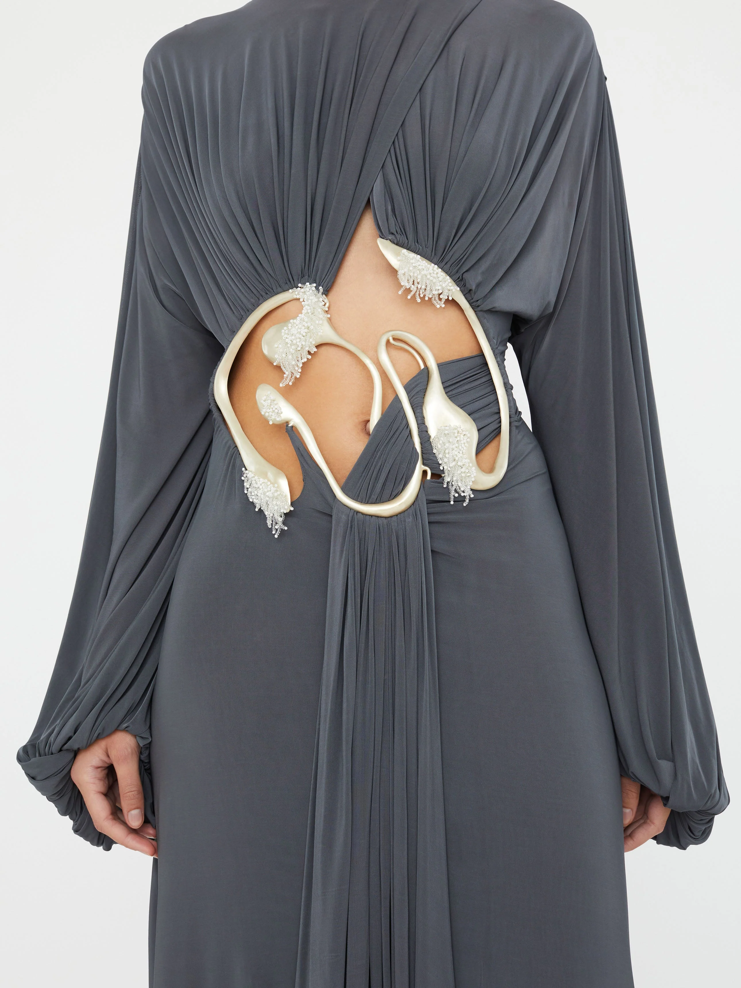 Christopher Esber - Sculptured Torso Sweater Dress - Image 3