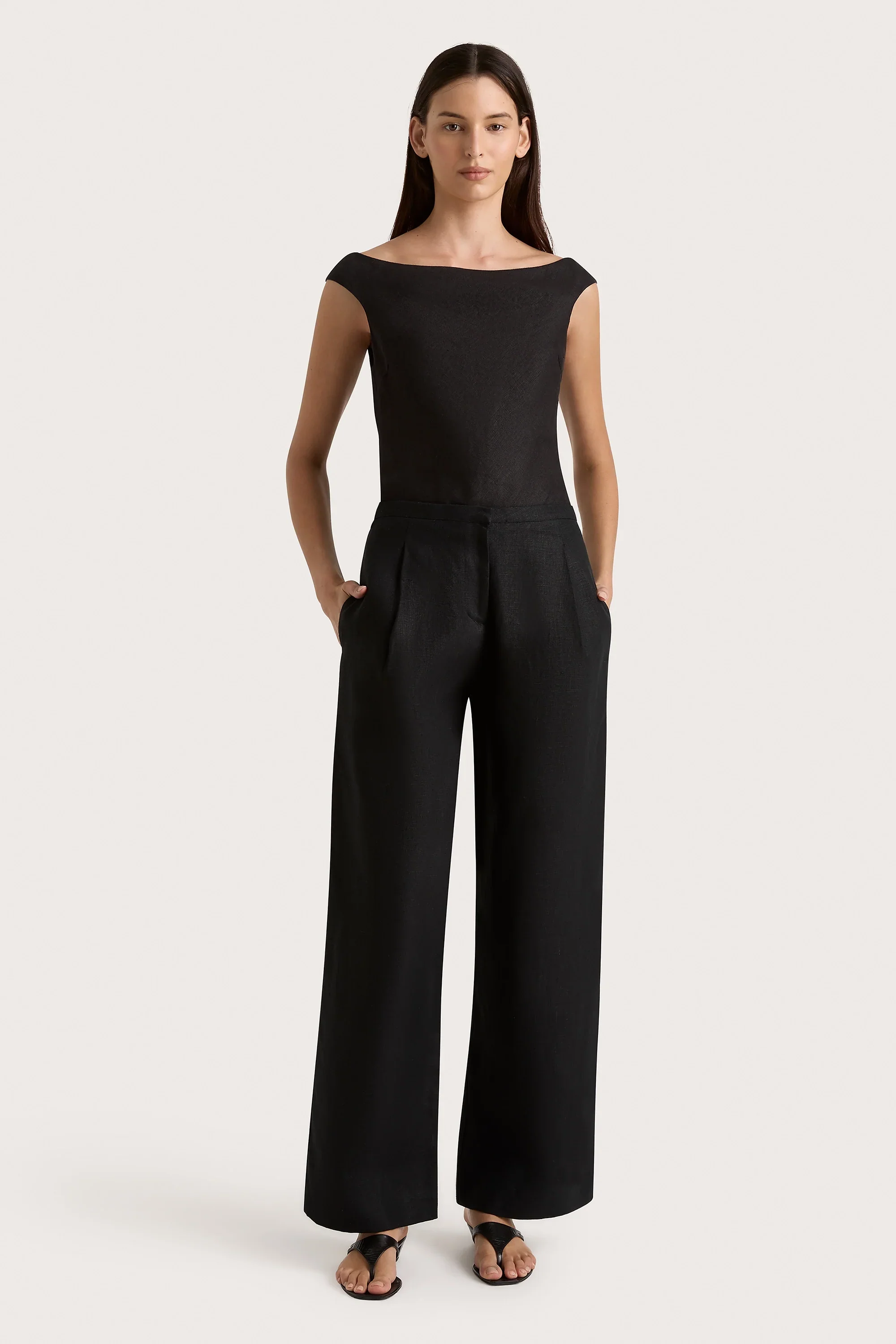 Faithfull - Sela Pant Black - Final Sale