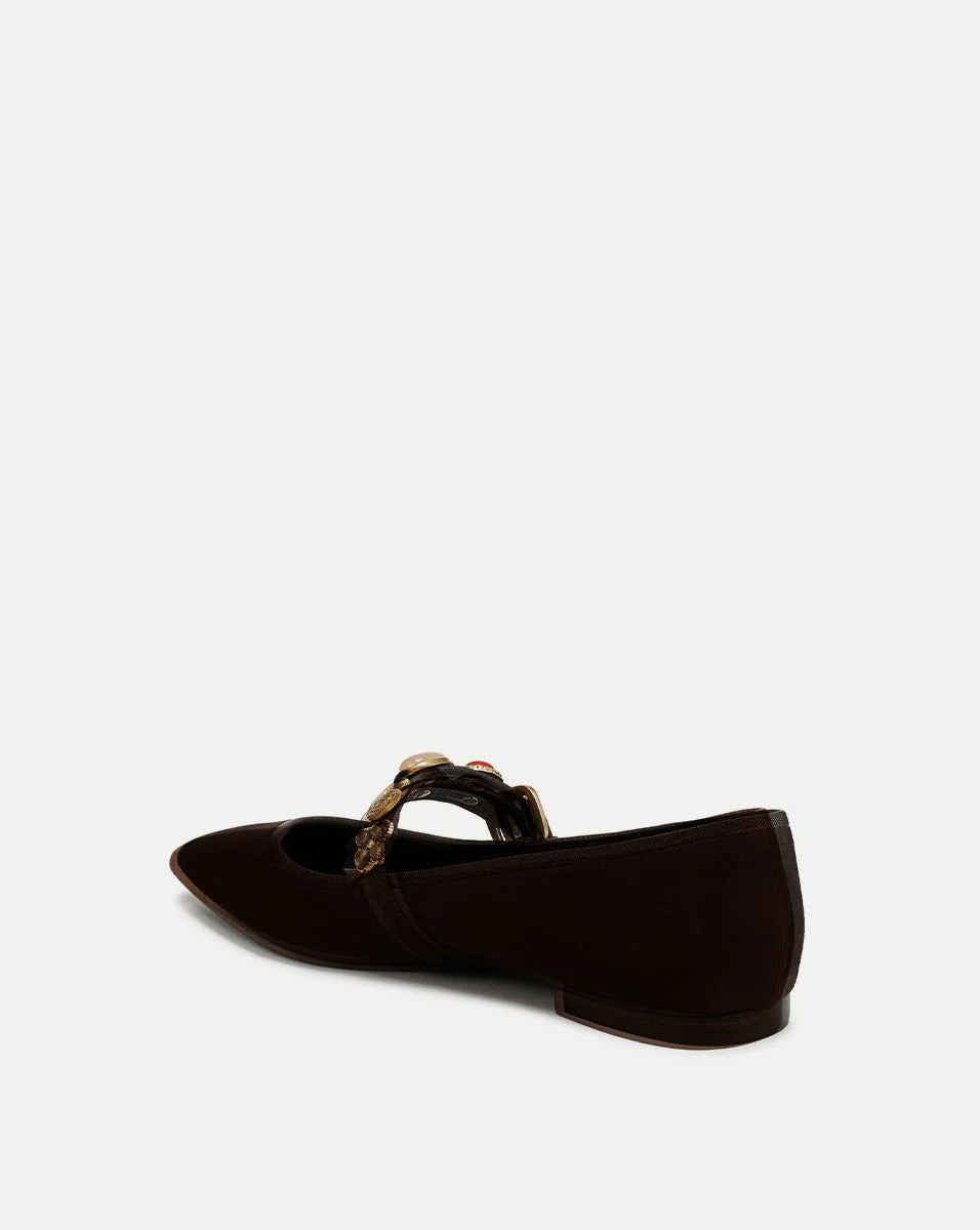 Veronica Beard - Selene Embellished Flat - Image 4