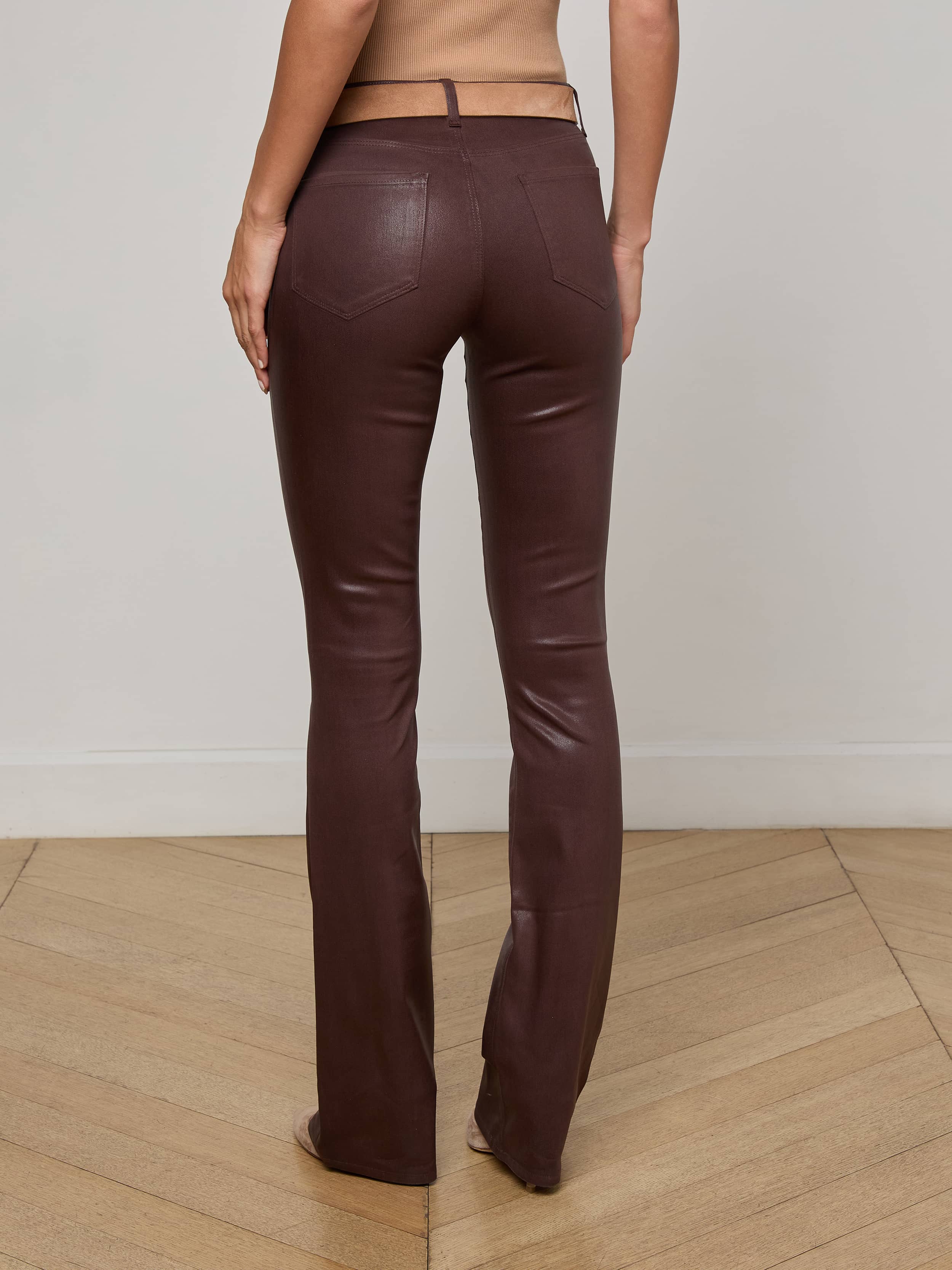 L'AGENCE - Selma Coated Bootcut Jean - Image 4