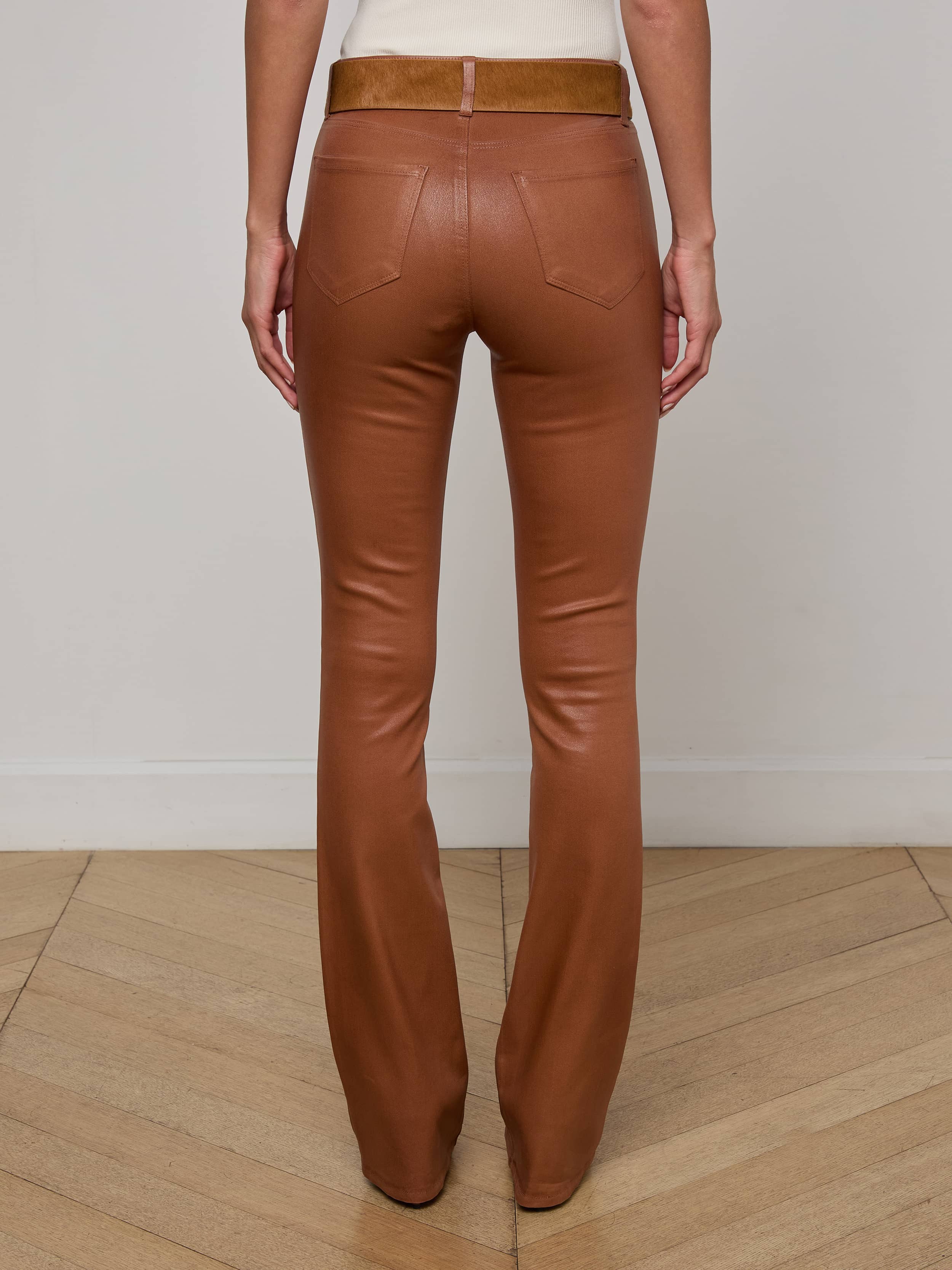 L'AGENCE - Selma Coated Bootcut Jean - Image 10