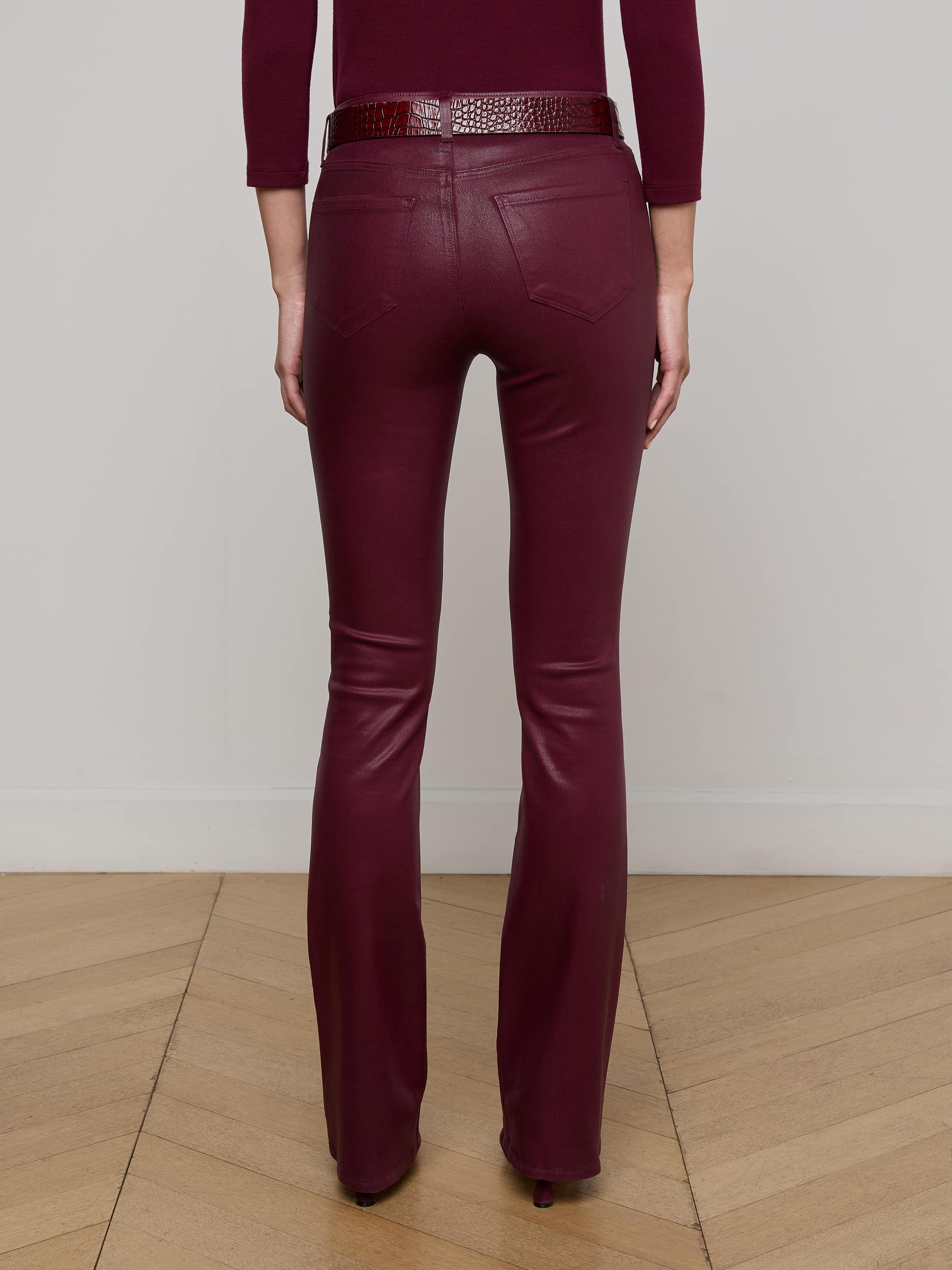 L'AGENCE - Selma Coated Bootcut Jean - Image 4