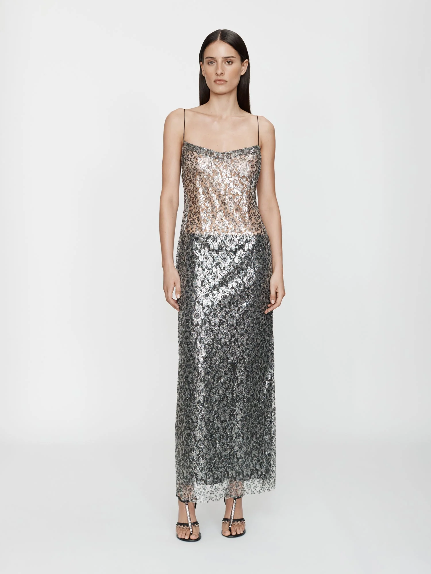 Christopher Esber - Sequinned Lace Cami Dress