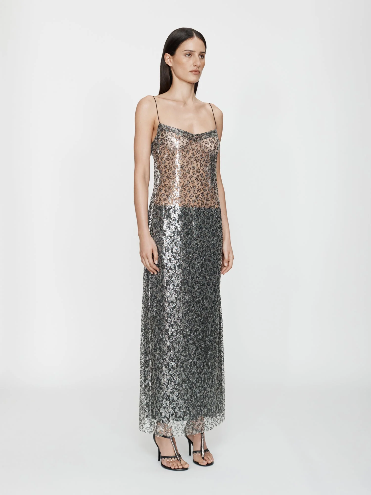 Christopher Esber - Sequinned Lace Cami Dress - Image 2