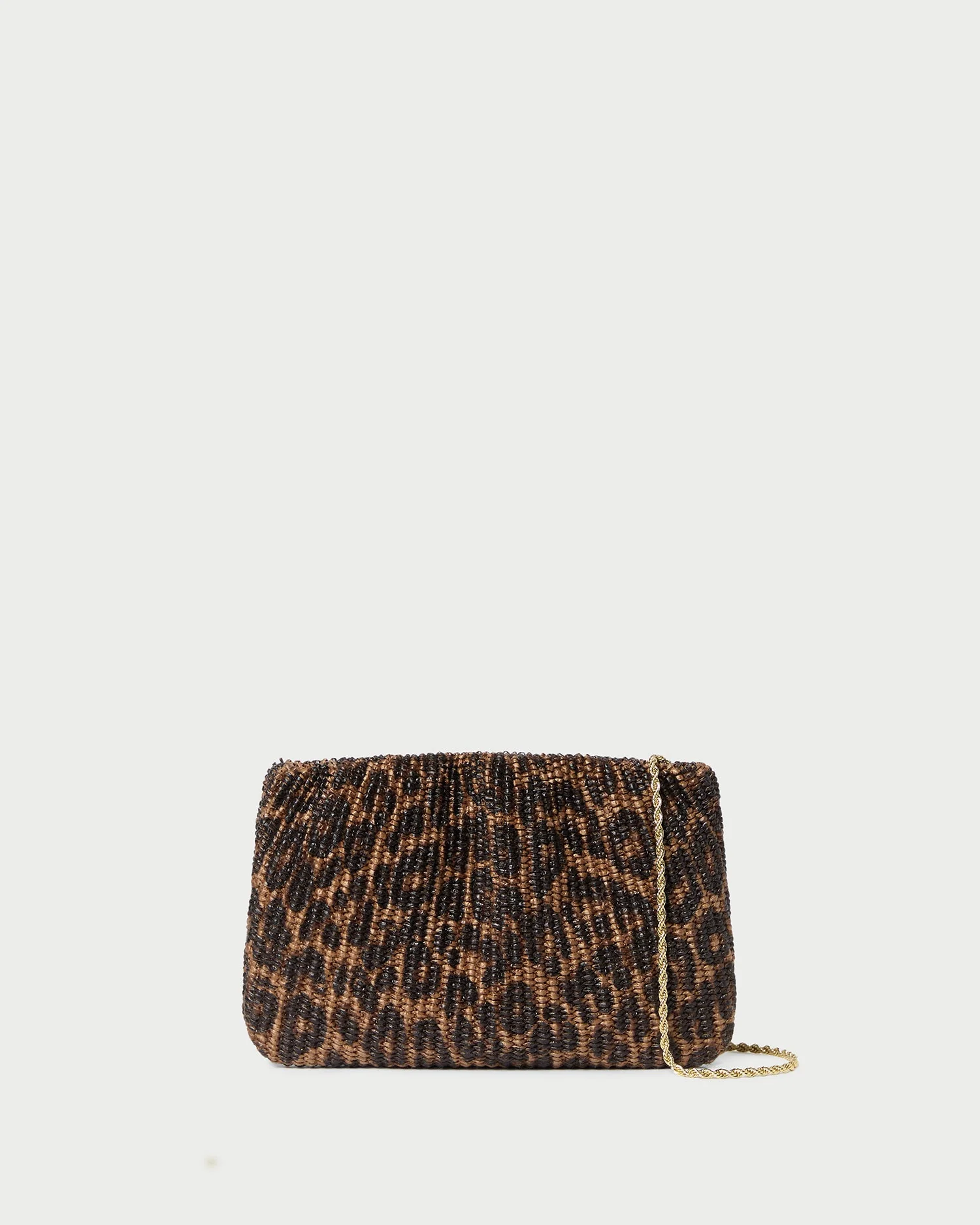 Loeffler Randall - Serena Leopard Woven Clutch