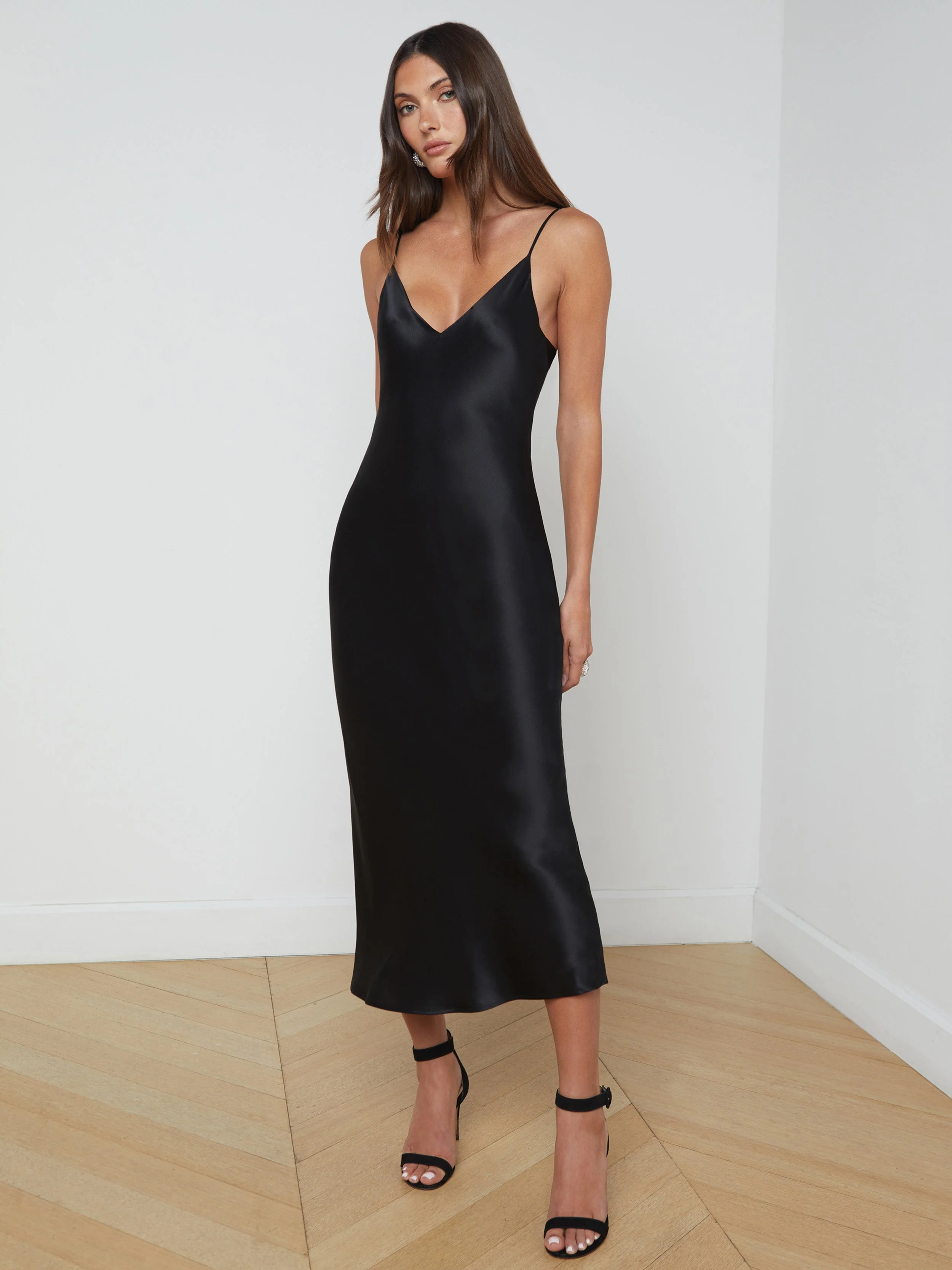 L'AGENCE - Seridie Silk Slip Dress - Image 4