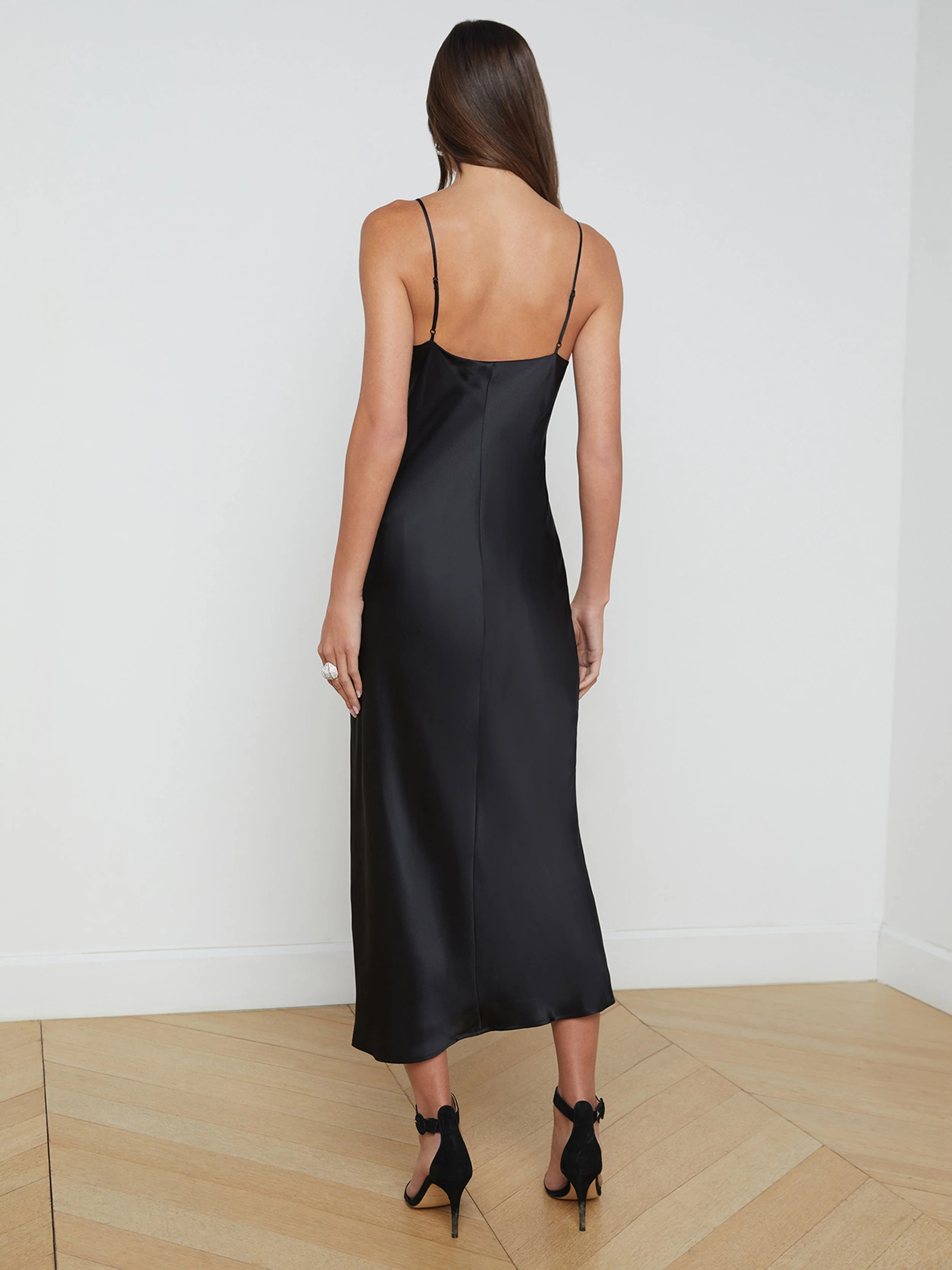 L'AGENCE - Seridie Silk Slip Dress - Image 6