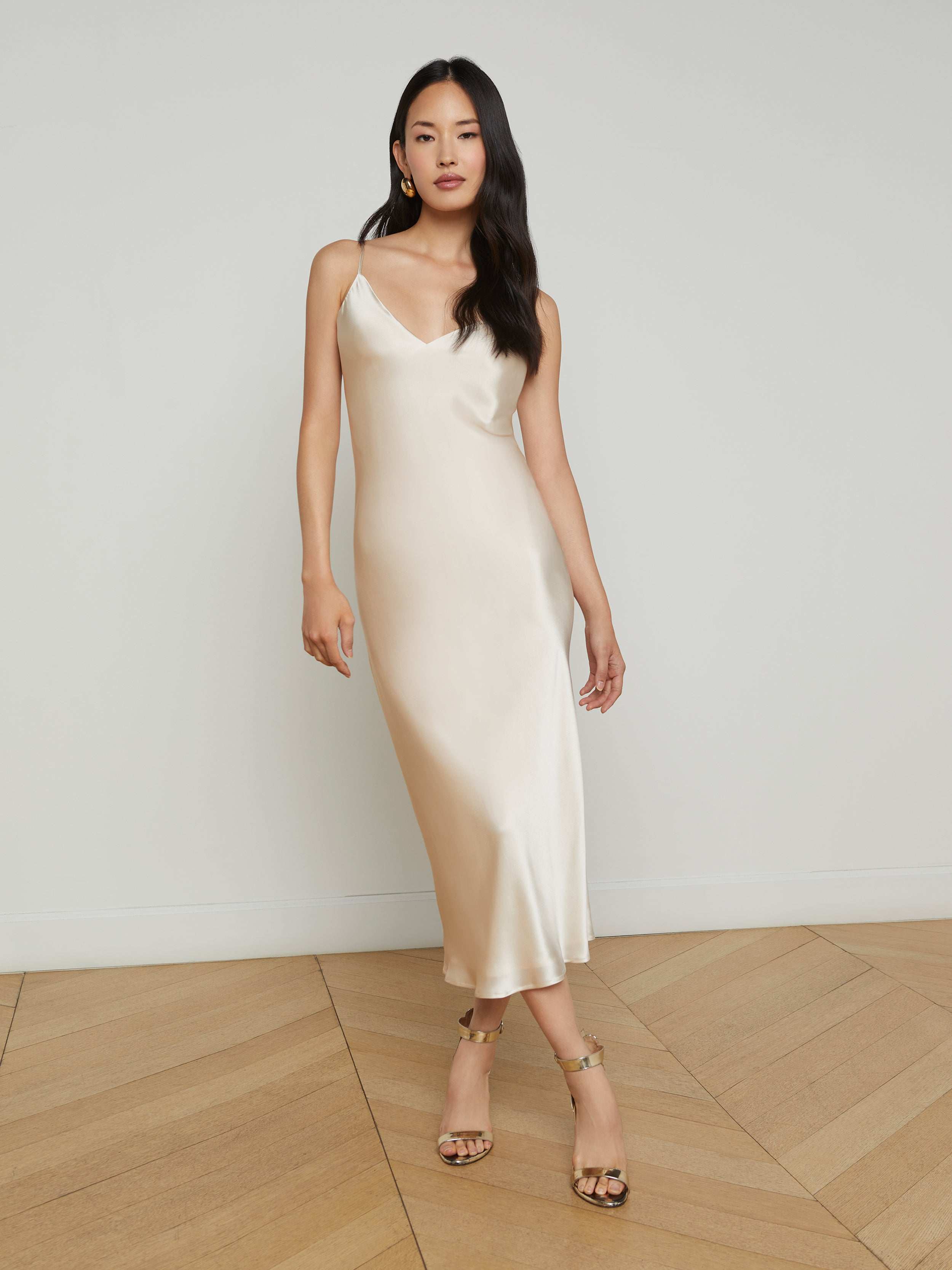 L'AGENCE - Seridie Silk Slip Dress