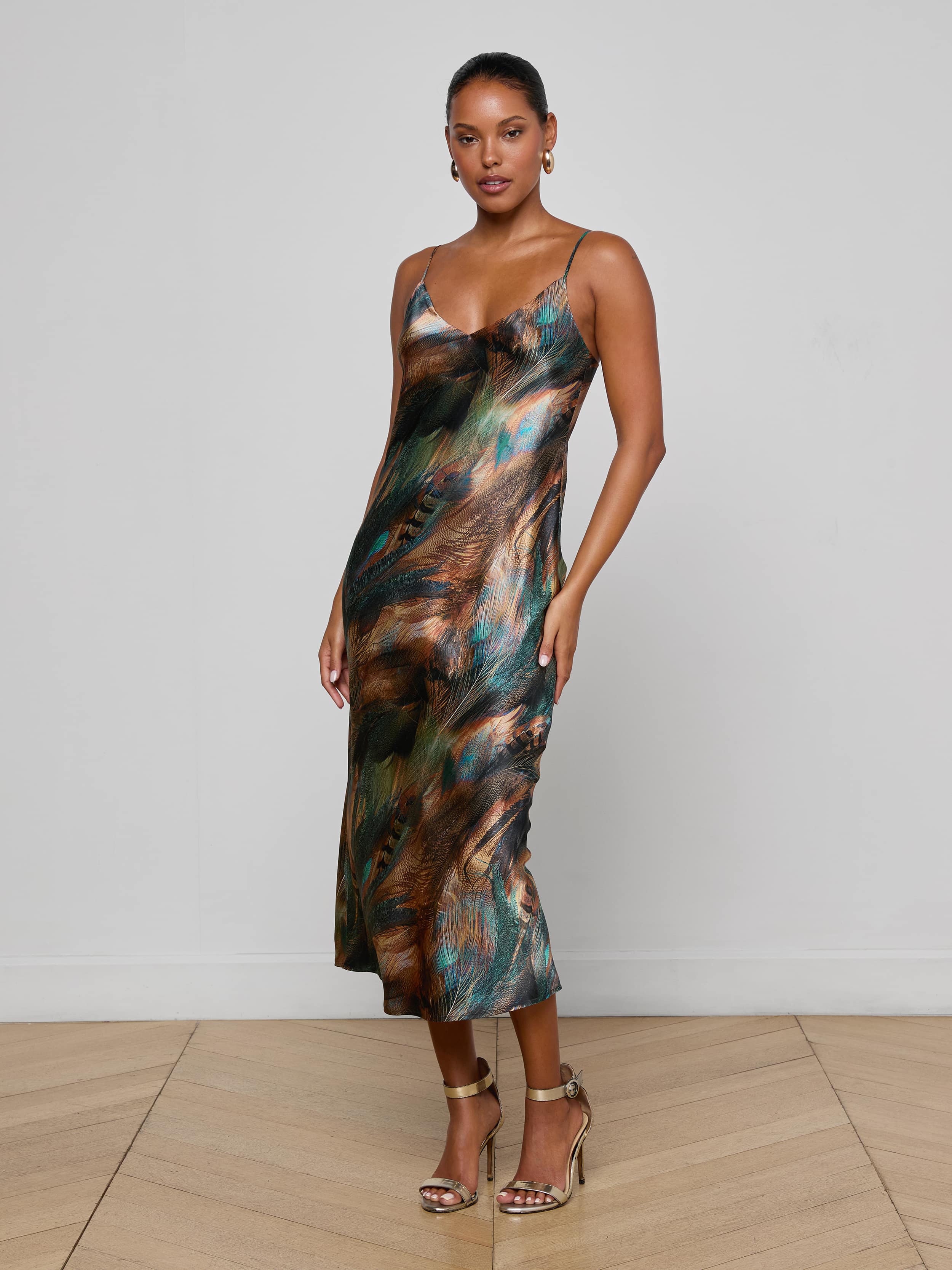 L'AGENCE - Seridie Silk Slip Dress