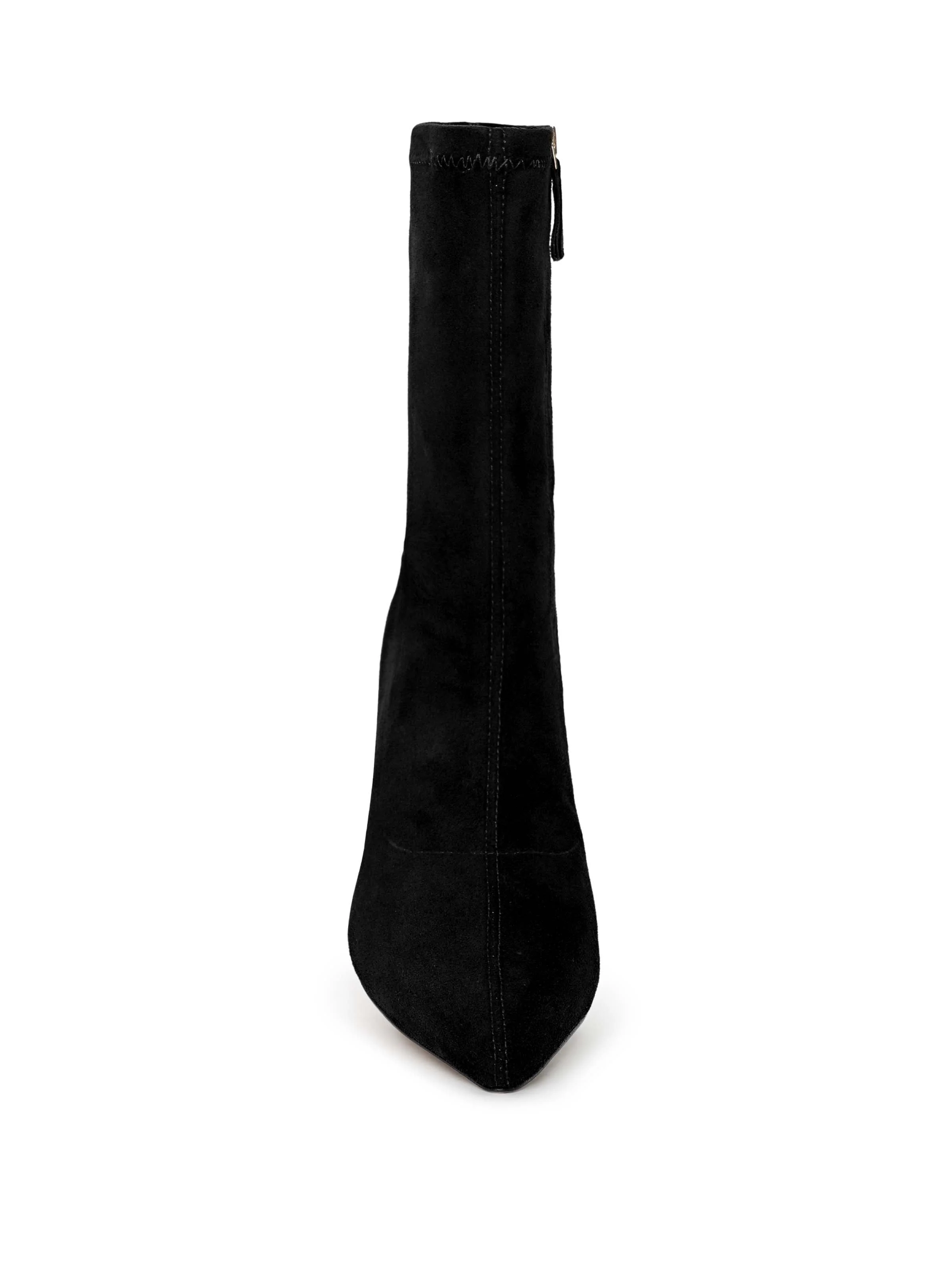 L'AGENCE - Severine Stretch - Suede Boot - Image 3