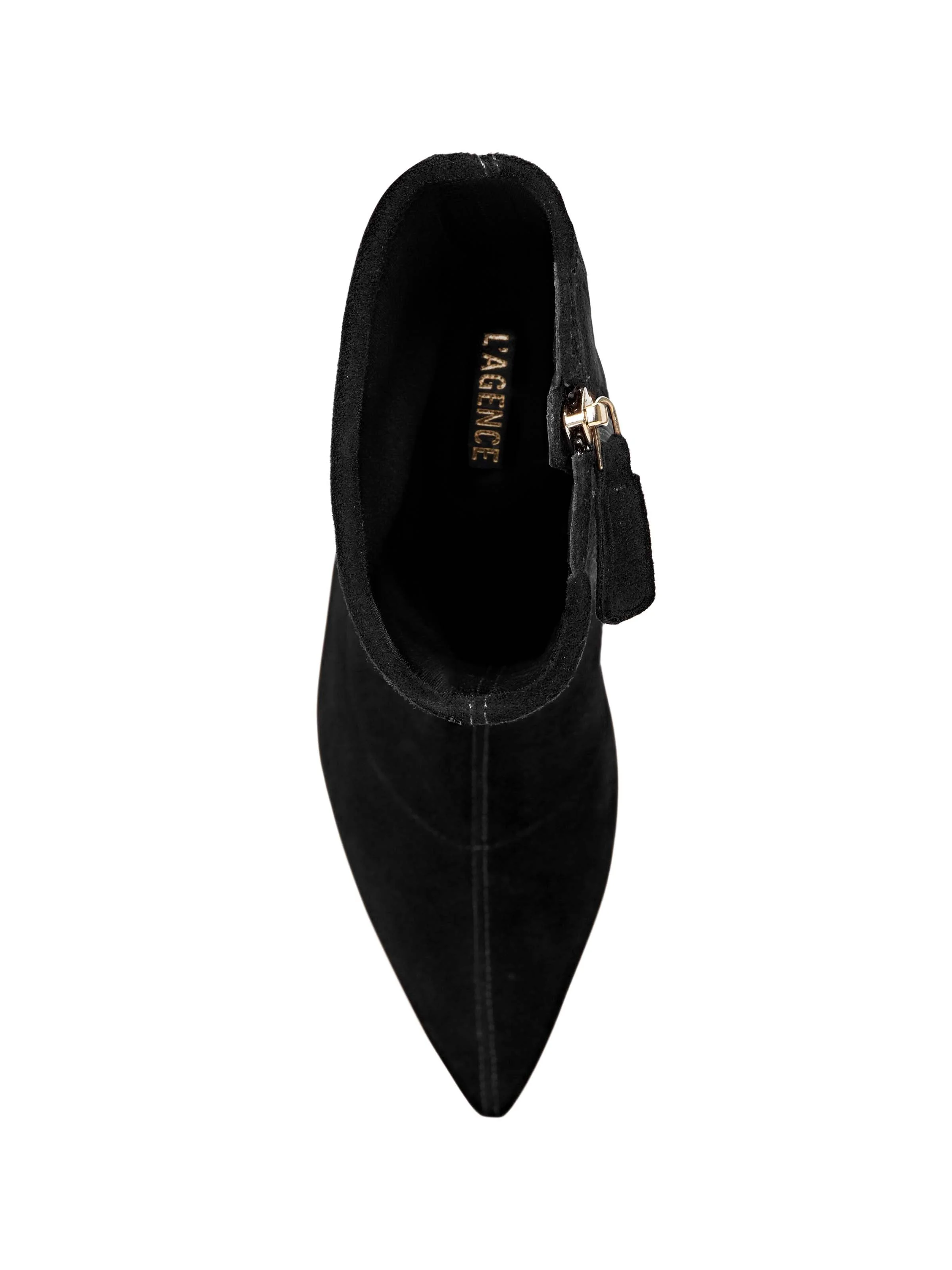 L'AGENCE - Severine Stretch - Suede Boot - Image 5
