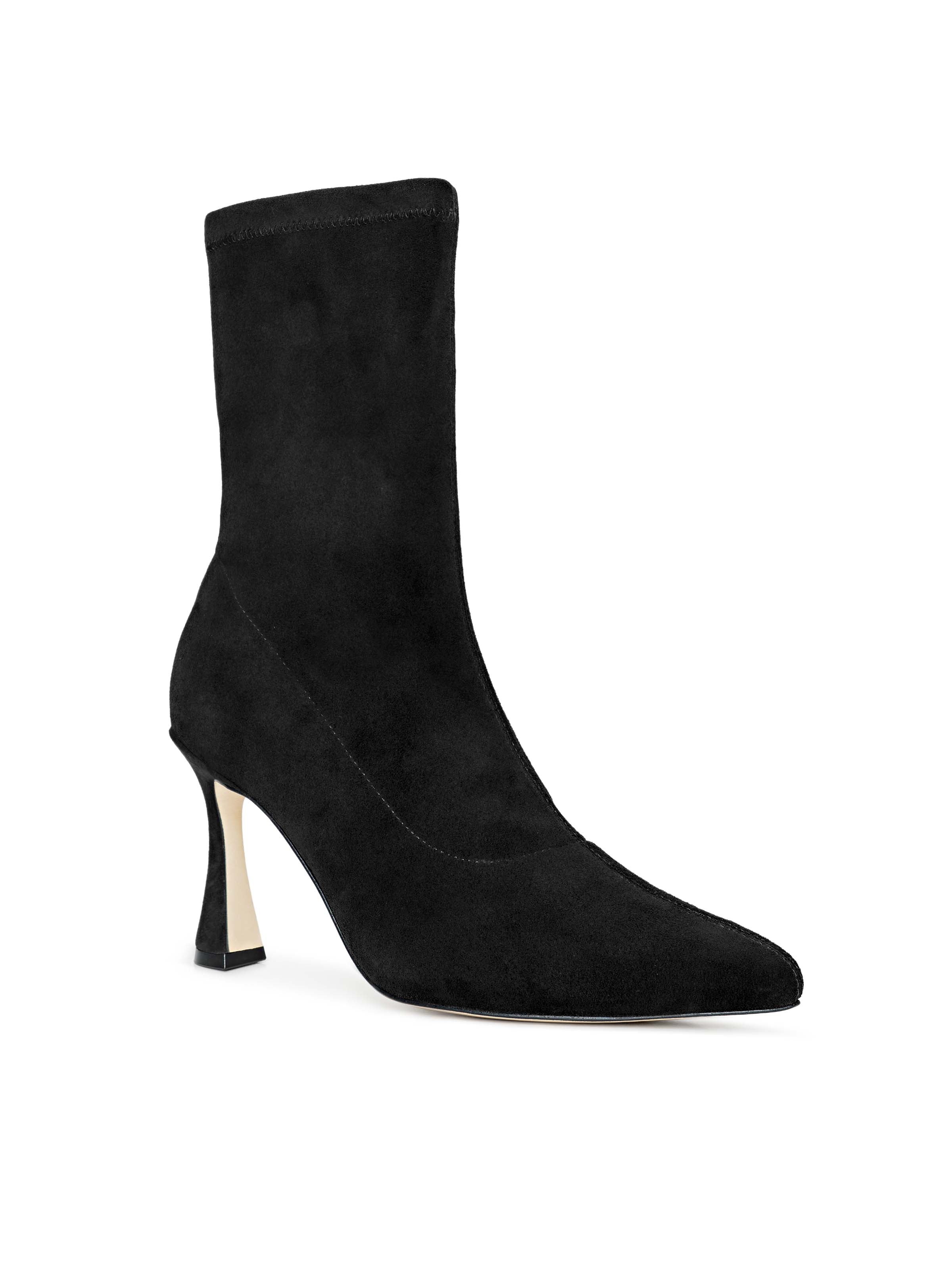 L'AGENCE - Severine Stretch - Suede Boot - Image 8