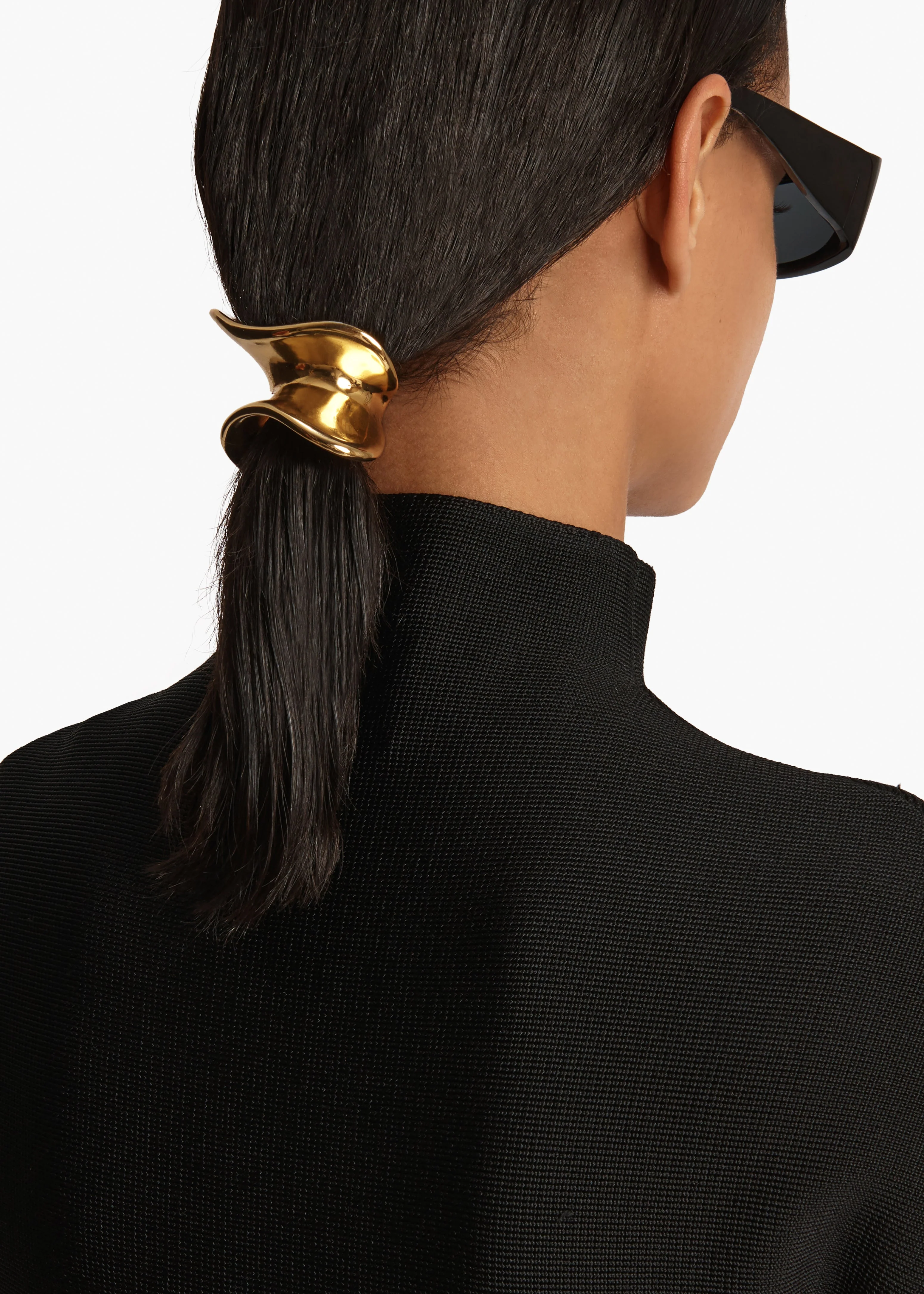 Khaite - Shadow Hair Cuff in Gold - Image 11