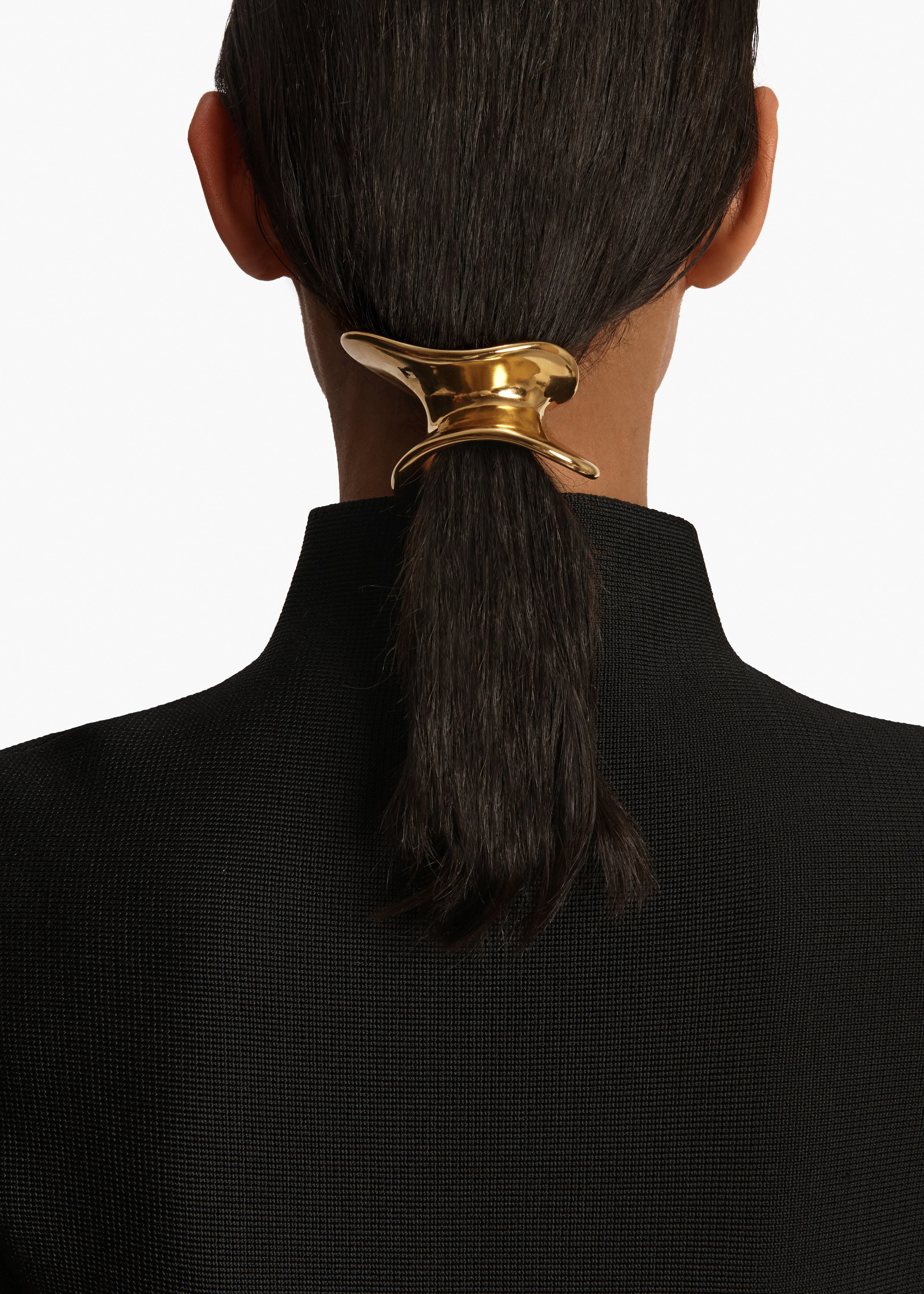 Khaite - Shadow Hair Cuff in Gold - Image 4