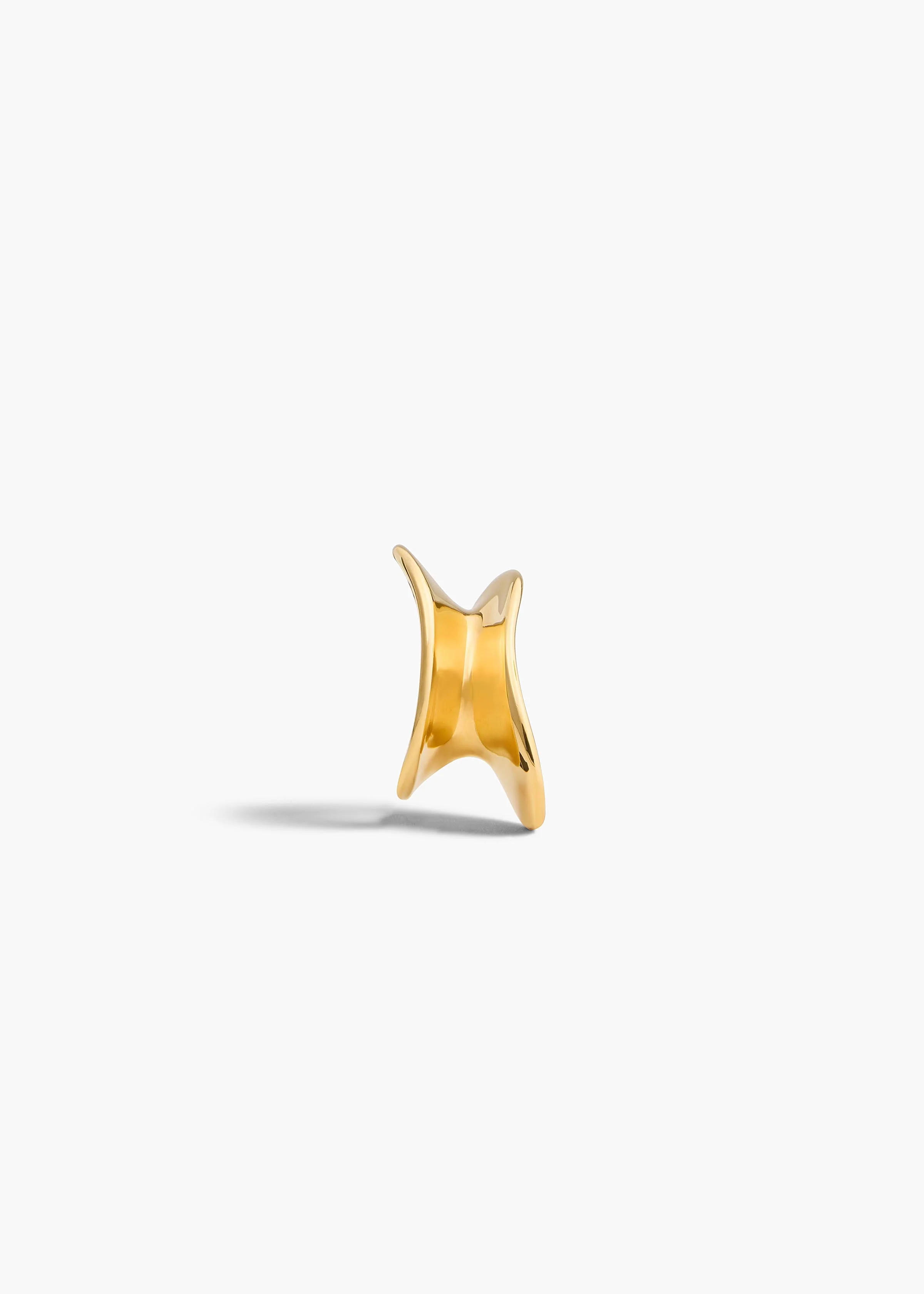 Khaite - Shadow Right Ear Cuff in Gold