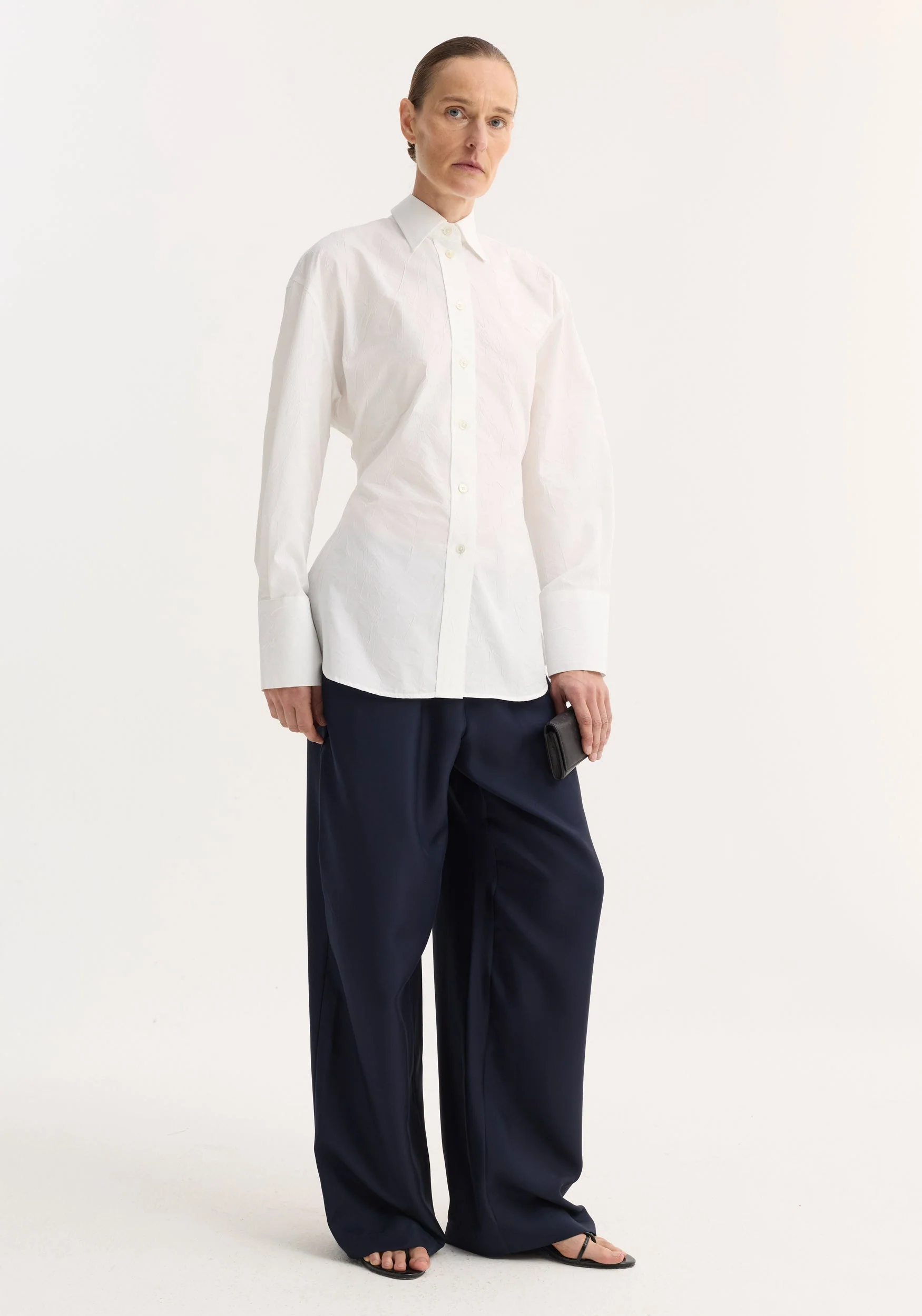 ROHE - Shaped shirt | optic white - Image 2