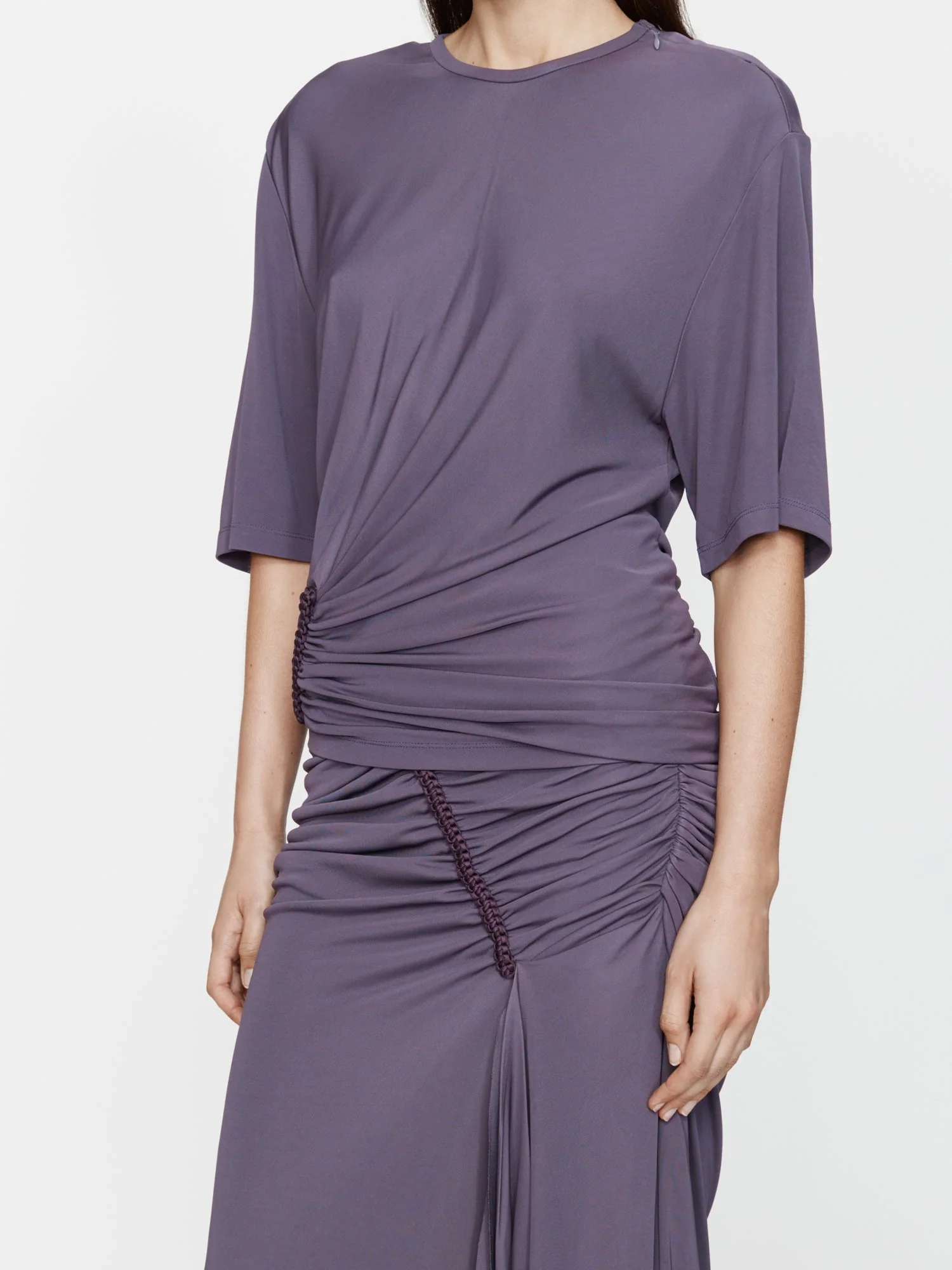 Christopher Esber - Shibari Jersey Ruche Skirt - Image 2