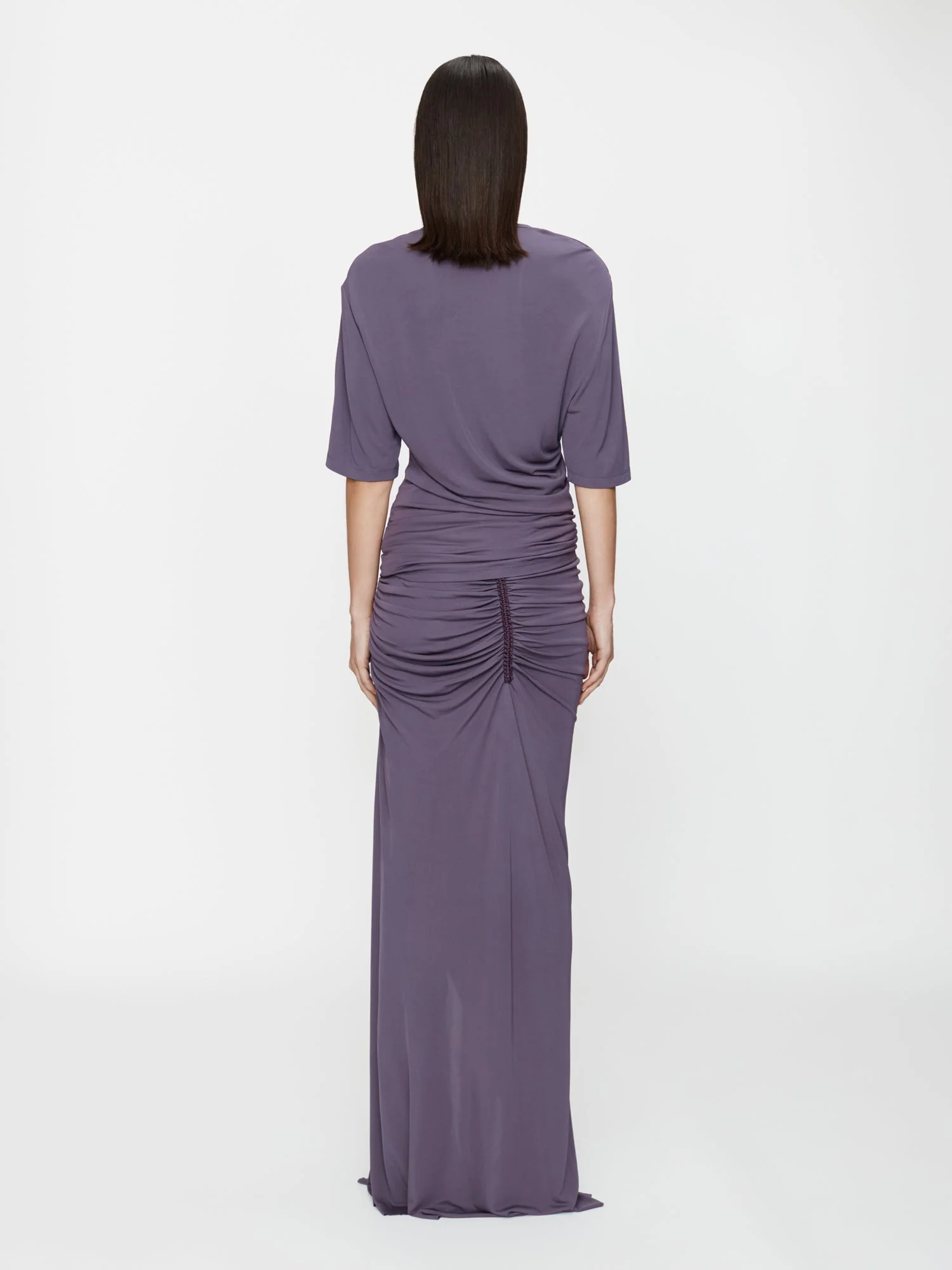 Christopher Esber - Shibari Jersey Ruche Skirt - Image 4