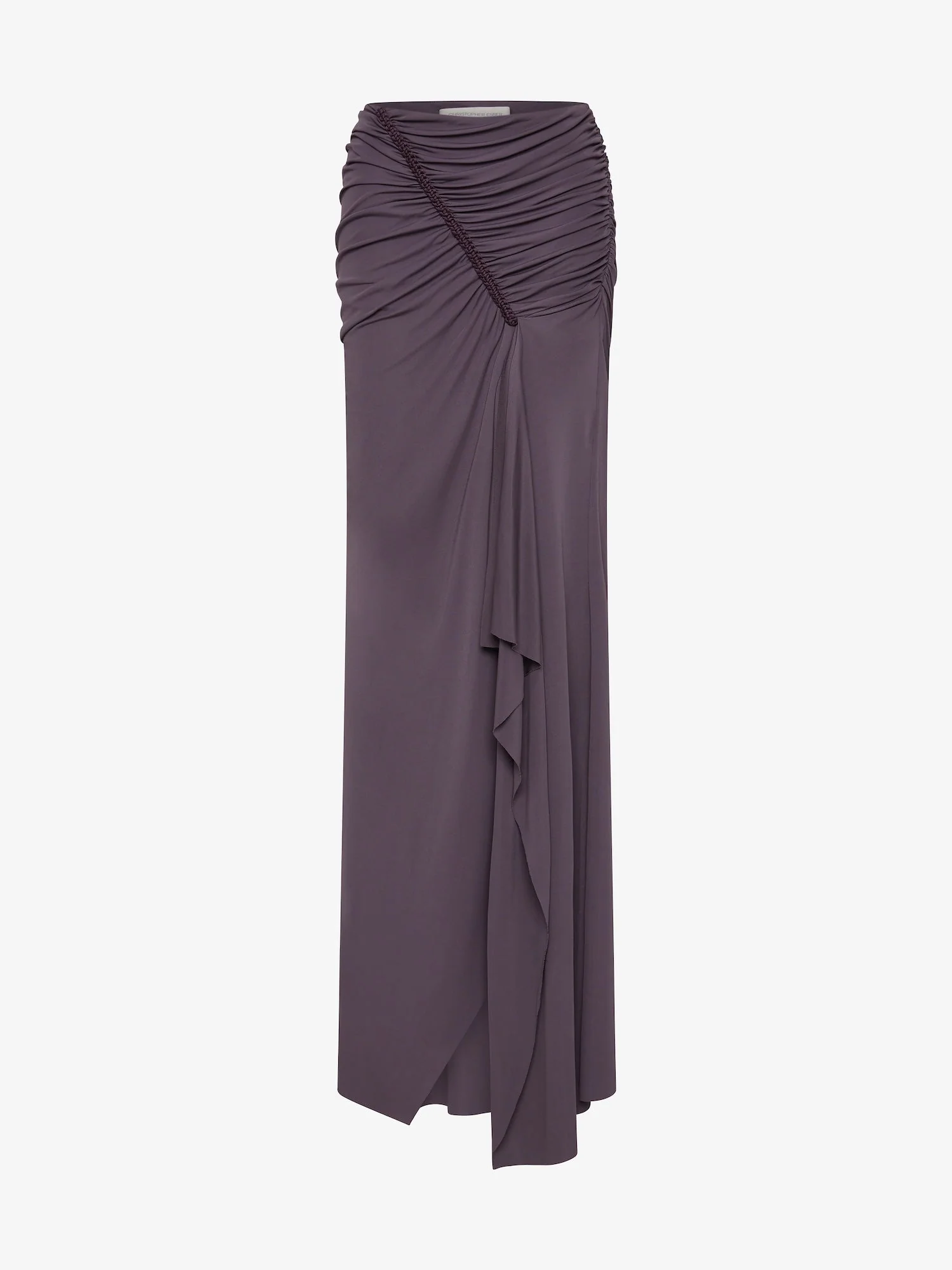 Christopher Esber - Shibari Jersey Ruche Skirt - Image 5