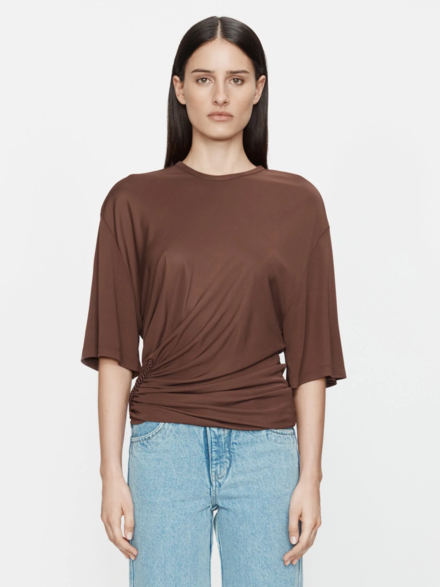 Christopher Esber - Shibari Jersey Ruche Tee