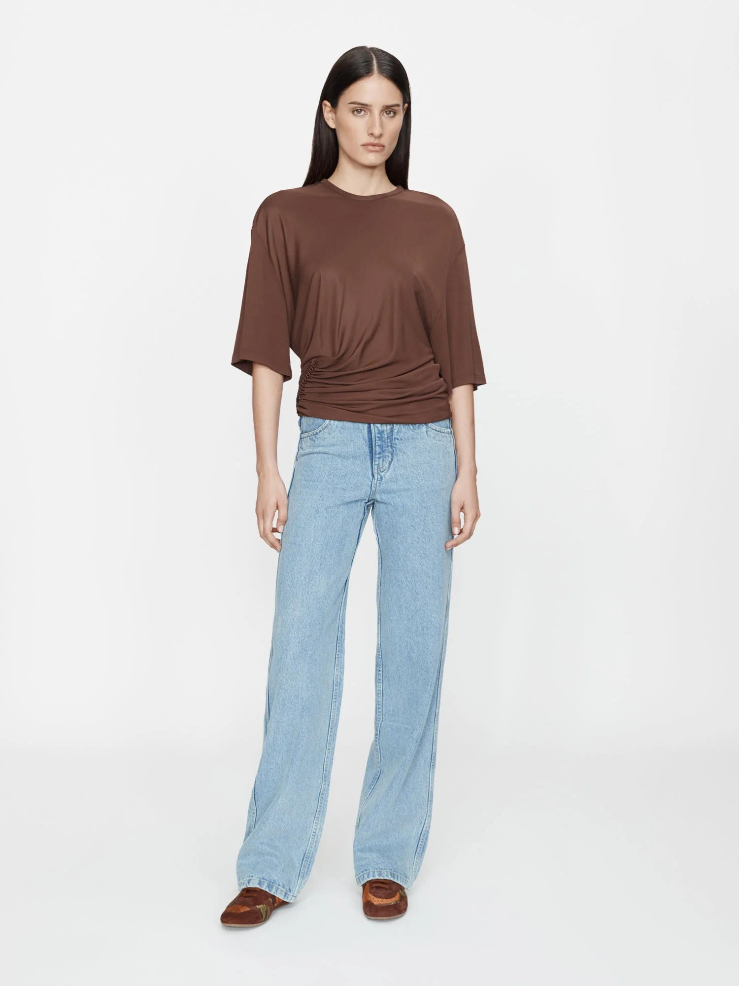 Christopher Esber - Shibari Jersey Ruche Tee - Image 2