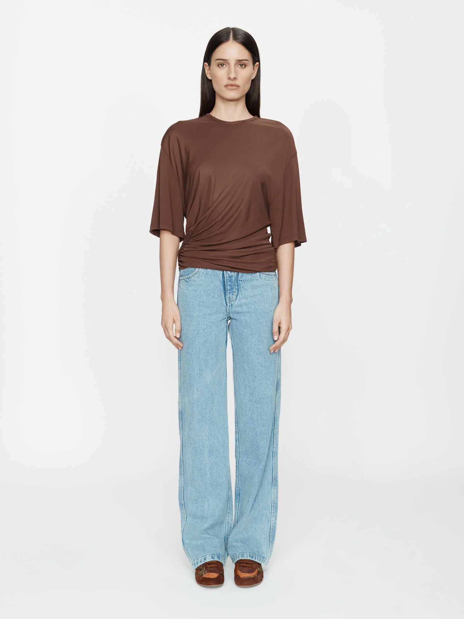 Christopher Esber - Shibari Jersey Ruche Tee - Image 3
