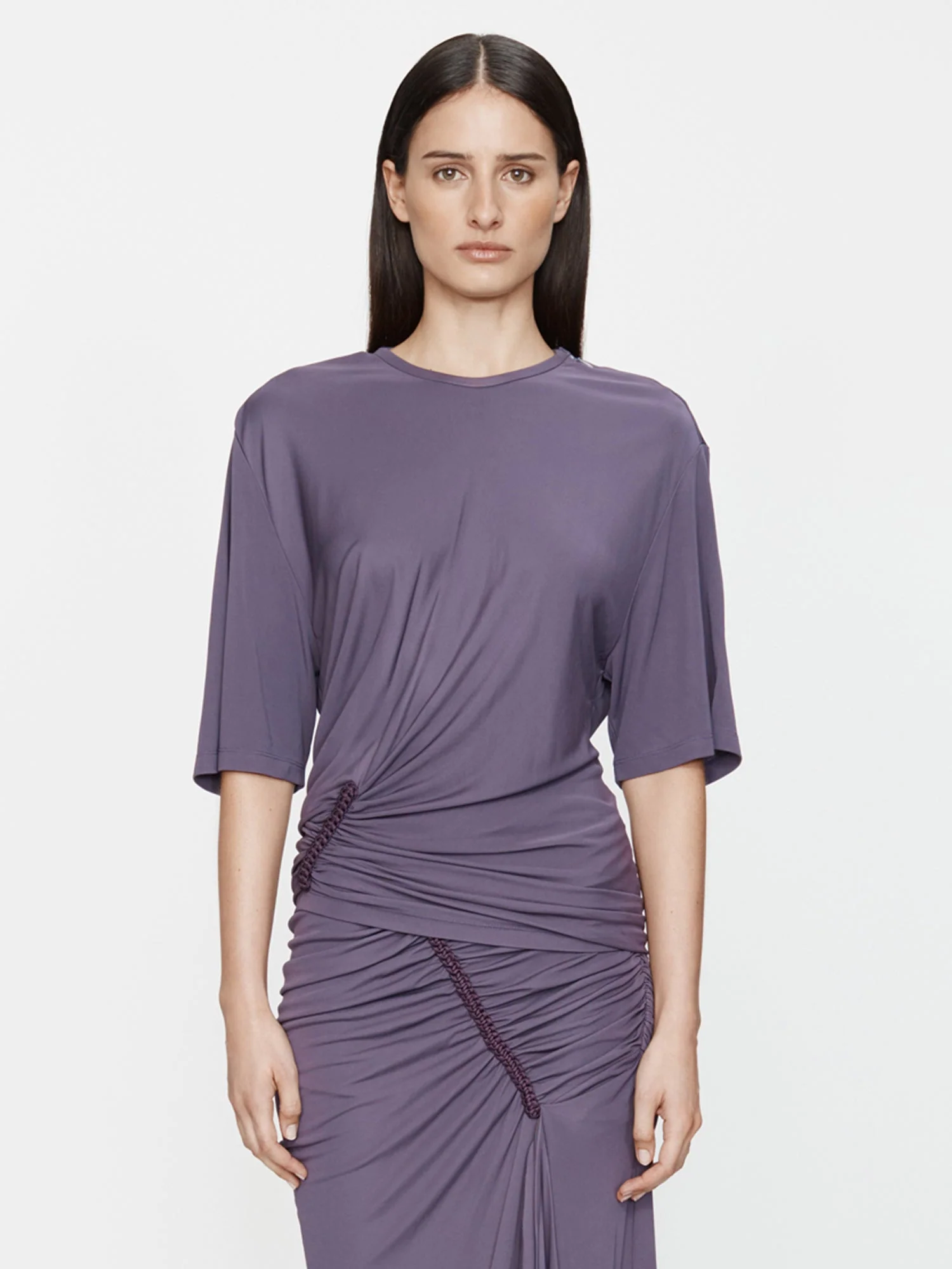Christopher Esber - Shibari Jersey Ruche Tee
