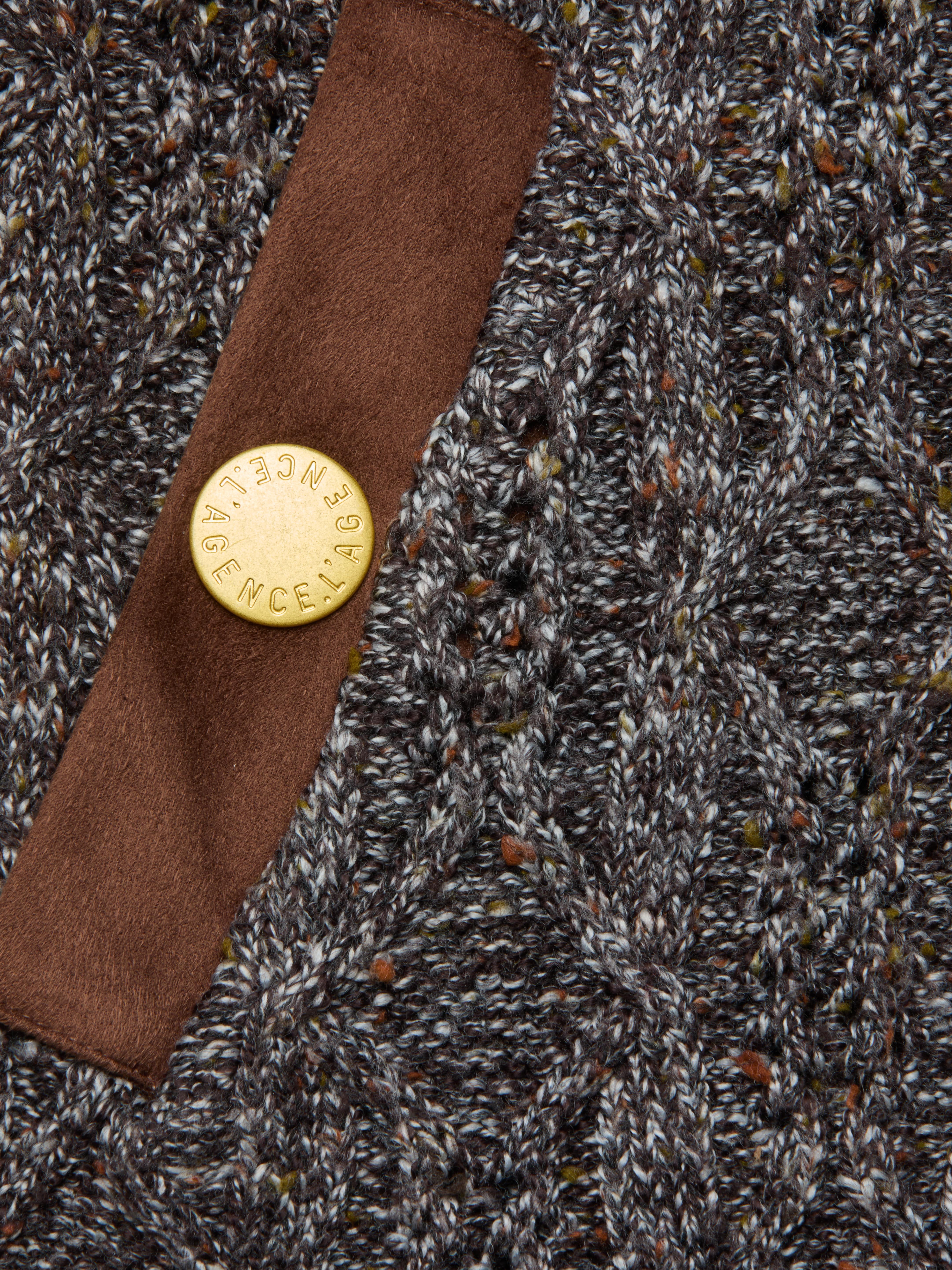 L'AGENCE - Shiloh Cable Knit Cardigan - Image 5
