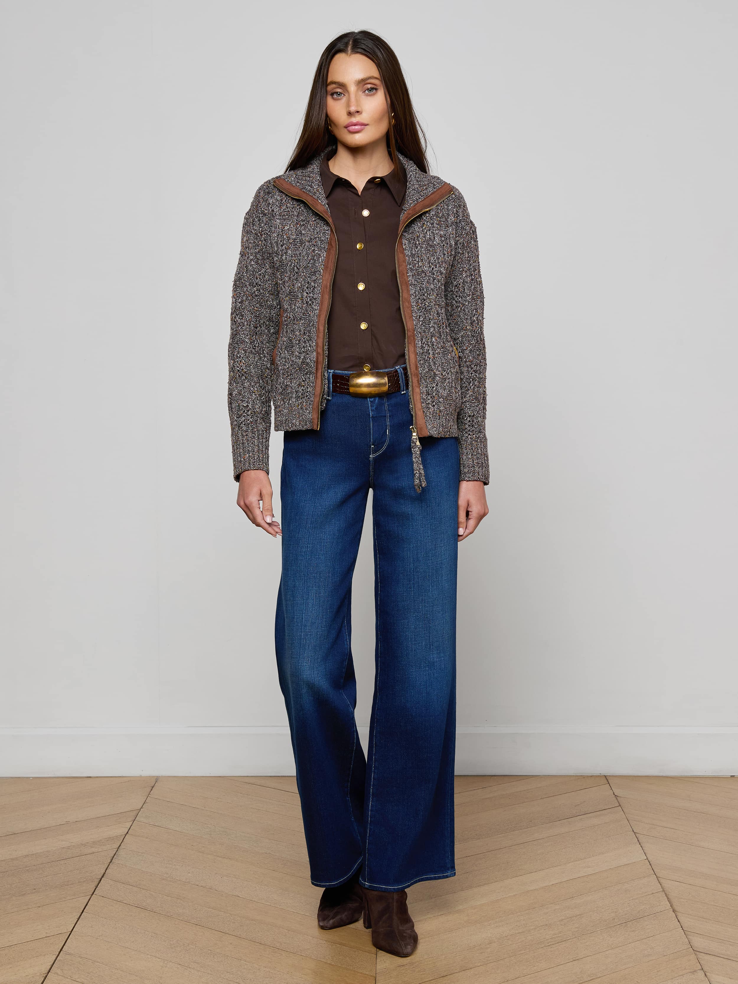 L'AGENCE - Shiloh Cable Knit Cardigan - Image 9