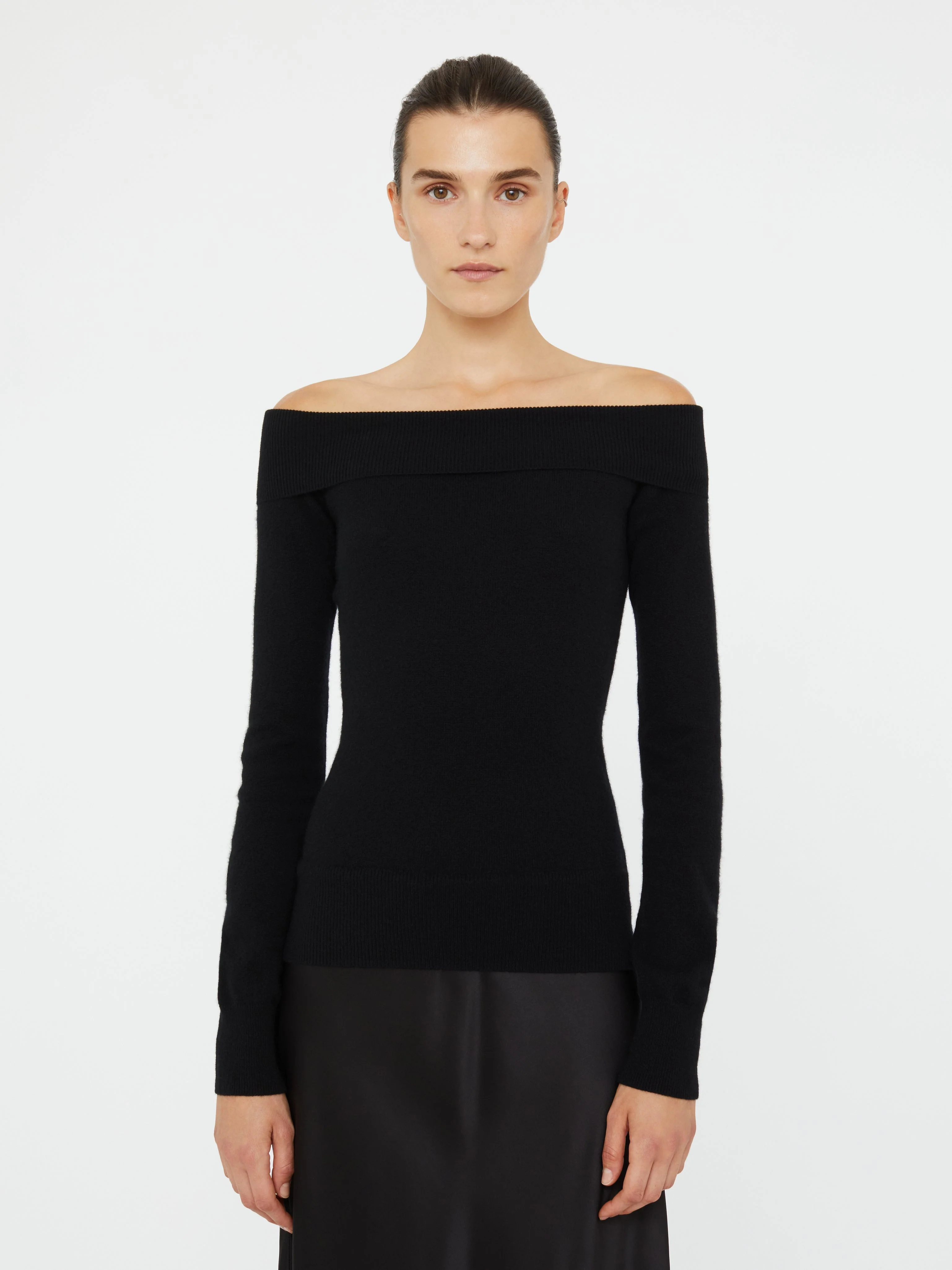 Christopher Esber - Shoulderless Cashmere Monument Dress - Image 3