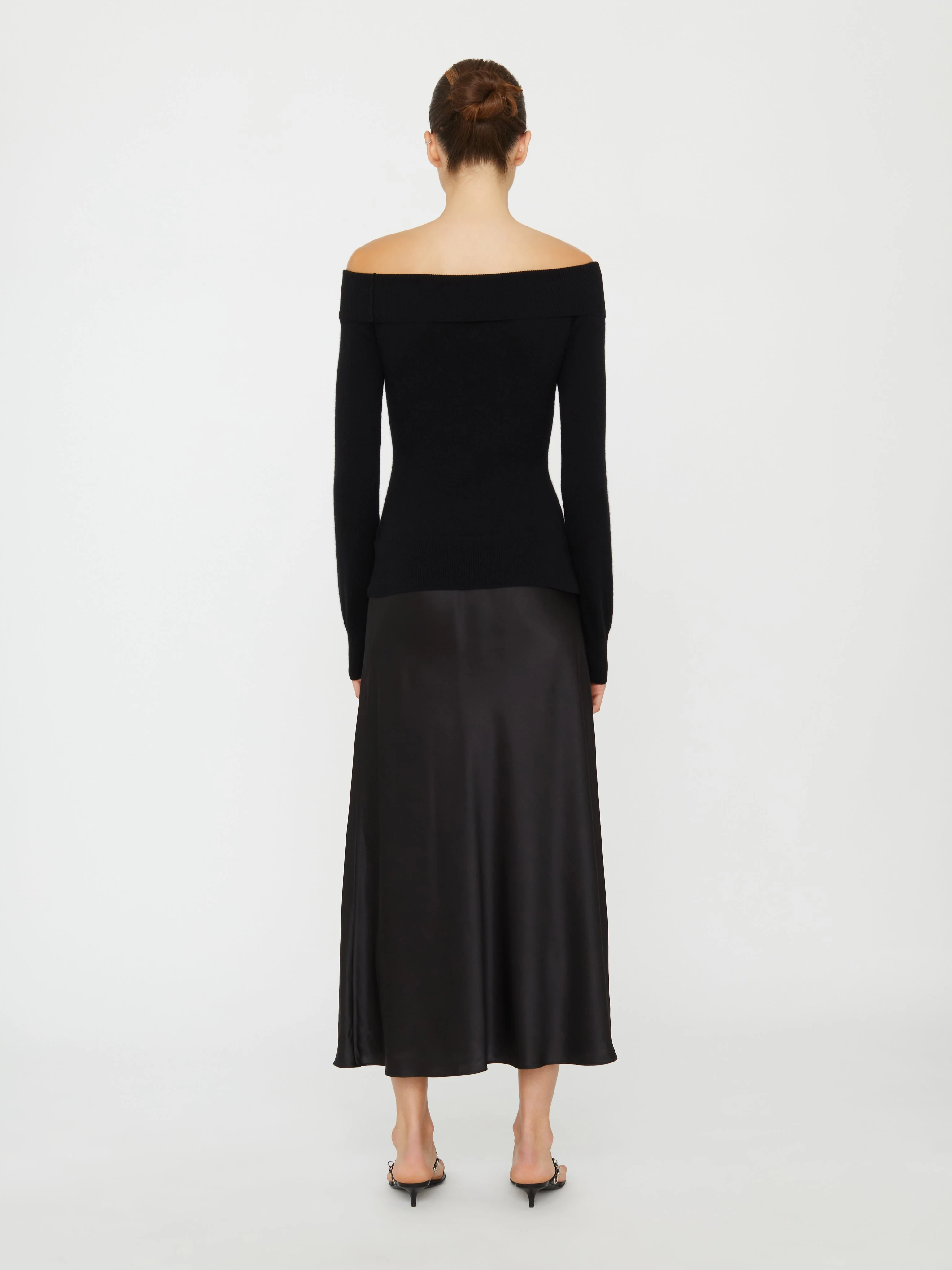 Christopher Esber - Shoulderless Cashmere Monument Dress - Image 4