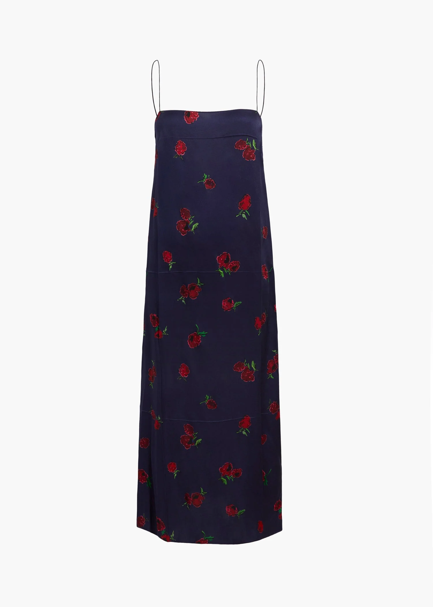 Khaite - Sicily Dress in Amethyst with Raspberry Print - Image 8