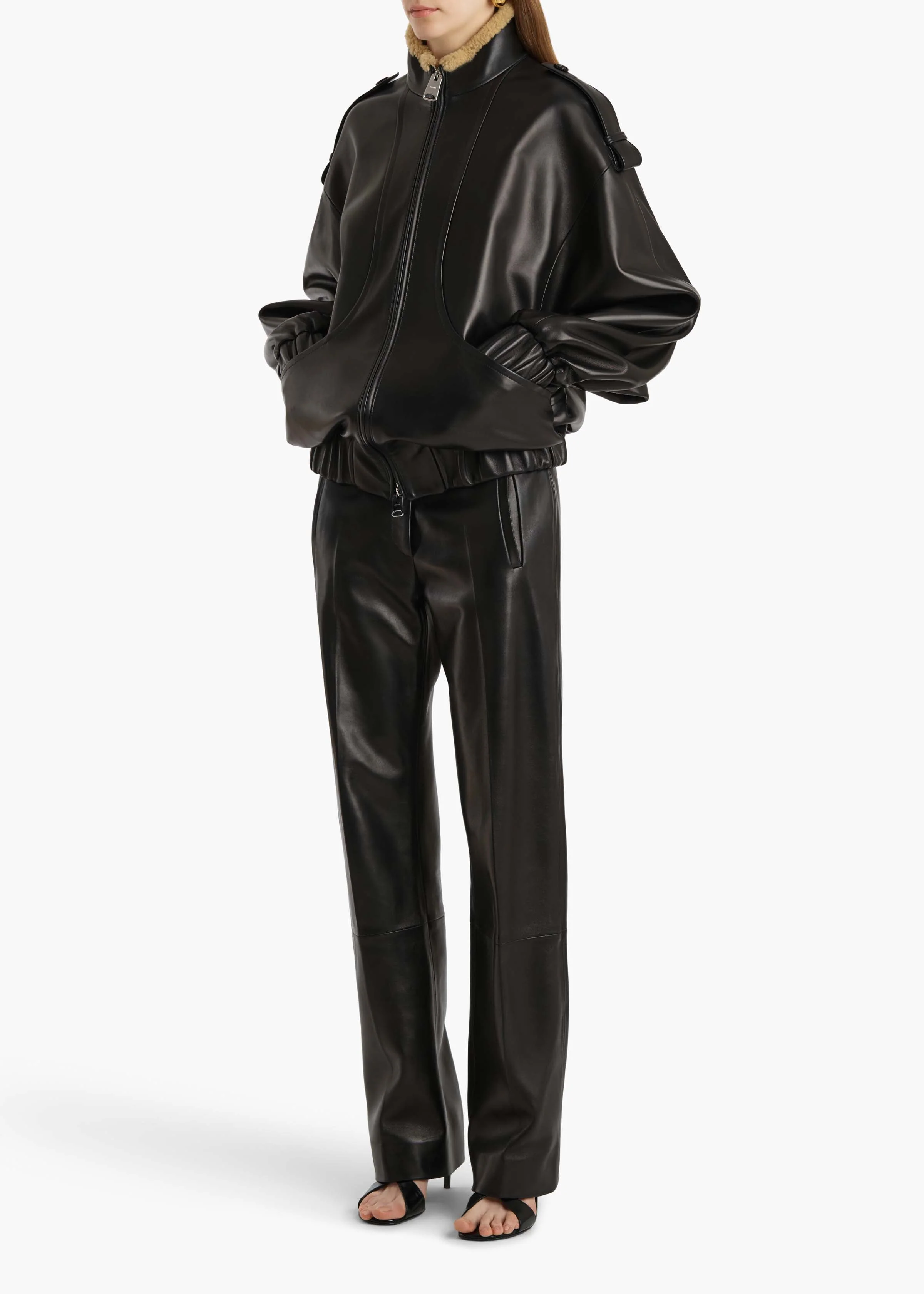 Khaite - Sigi Jacket in Black Leather - Image 10