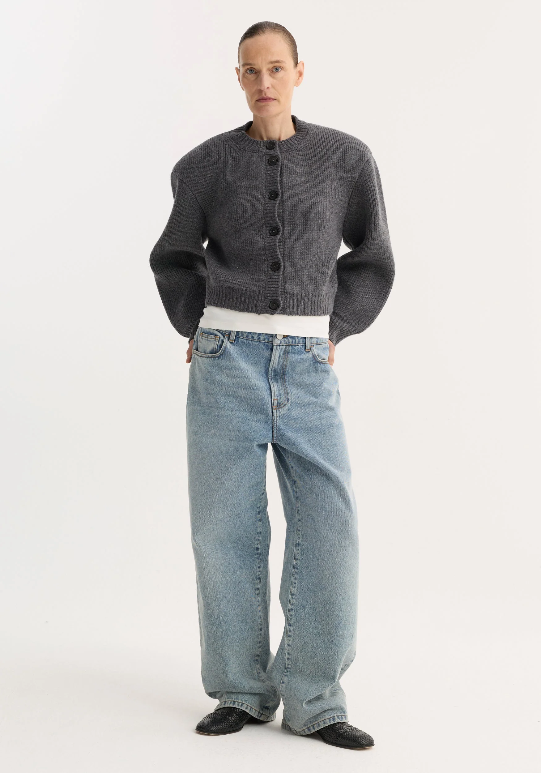 ROHE - Baggy fit denim | classic blue