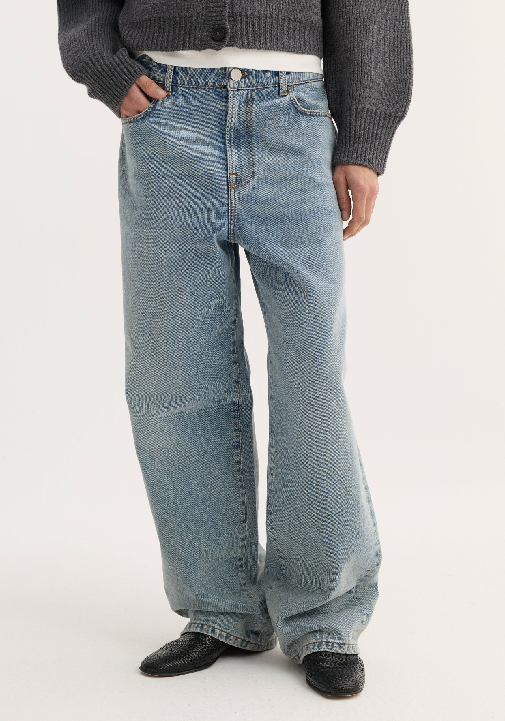 ROHE - Baggy fit denim | classic blue - Image 2
