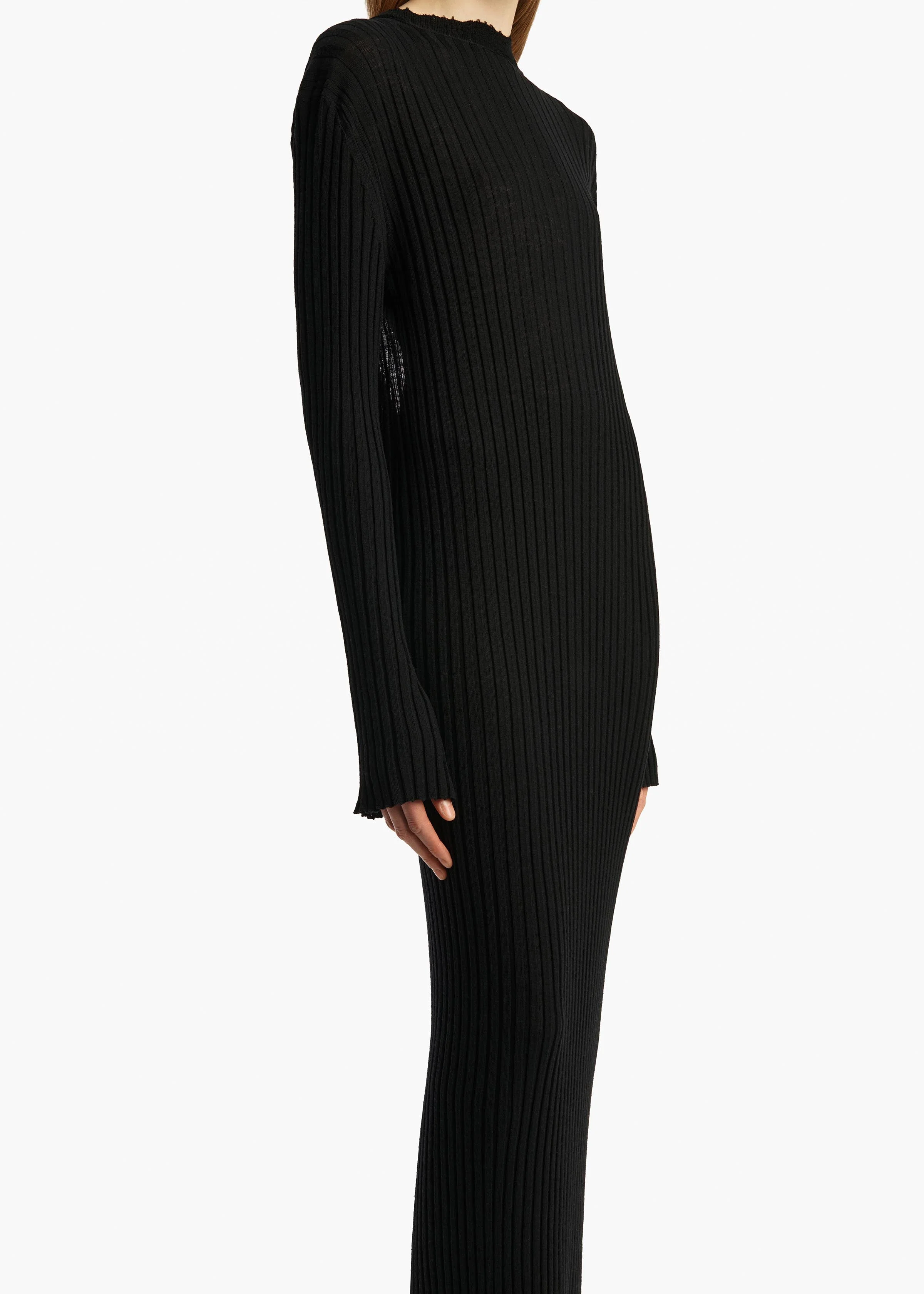 Khaite - Sigrid Dress in Black - Image 12