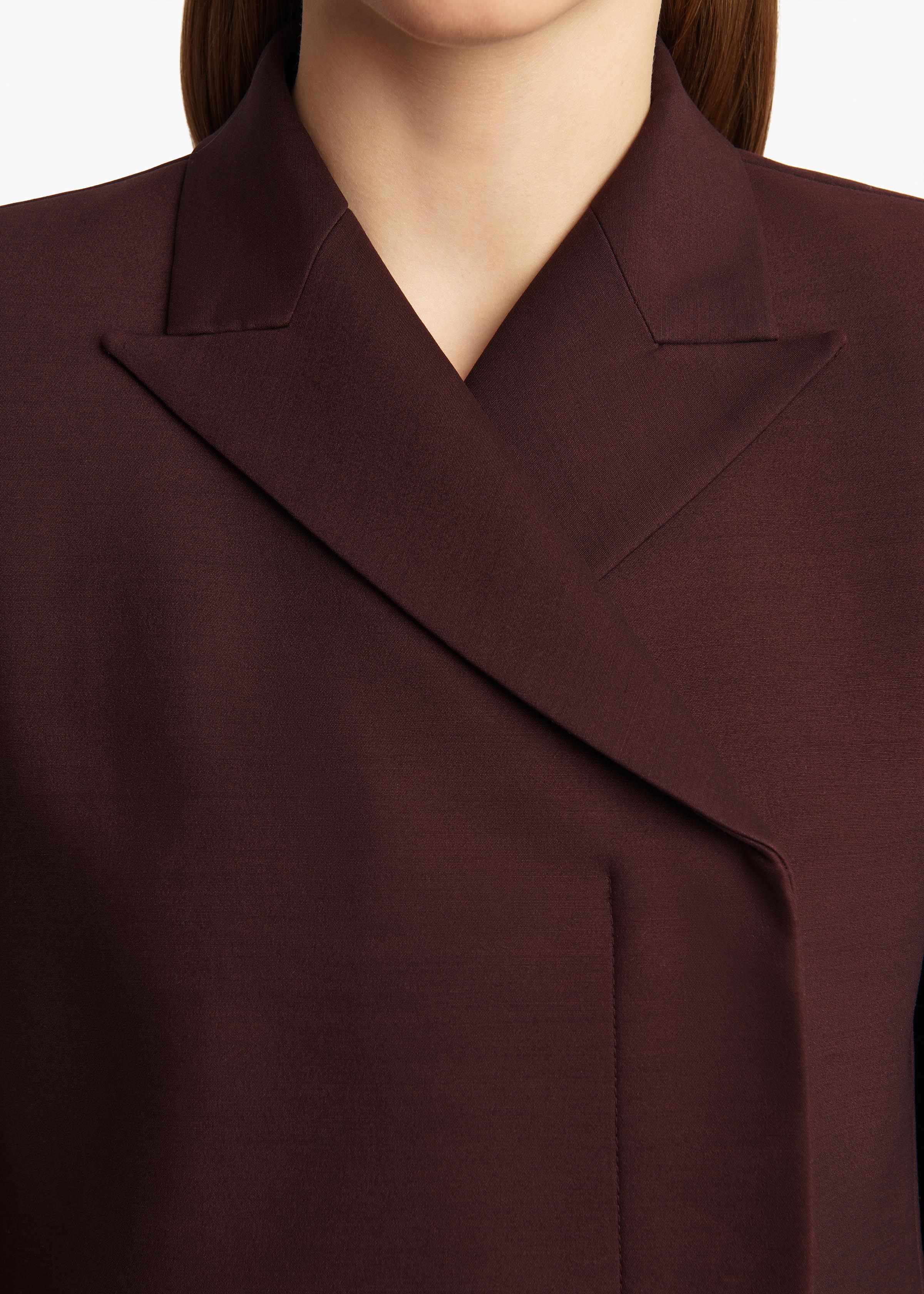 Khaite - Silvannah Jacket in Almandine - Image 12