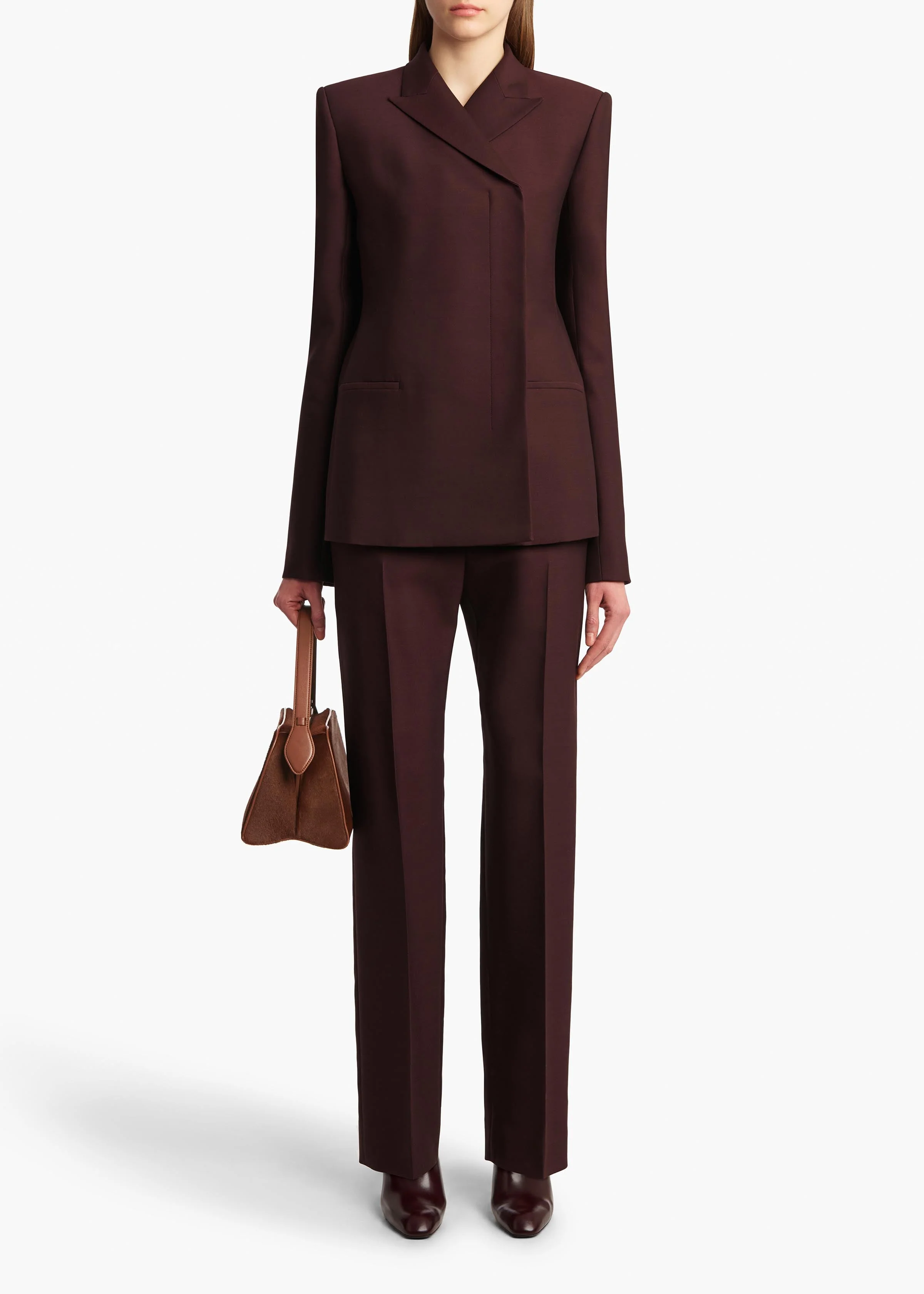 Khaite - Silvannah Jacket in Almandine - Image 2