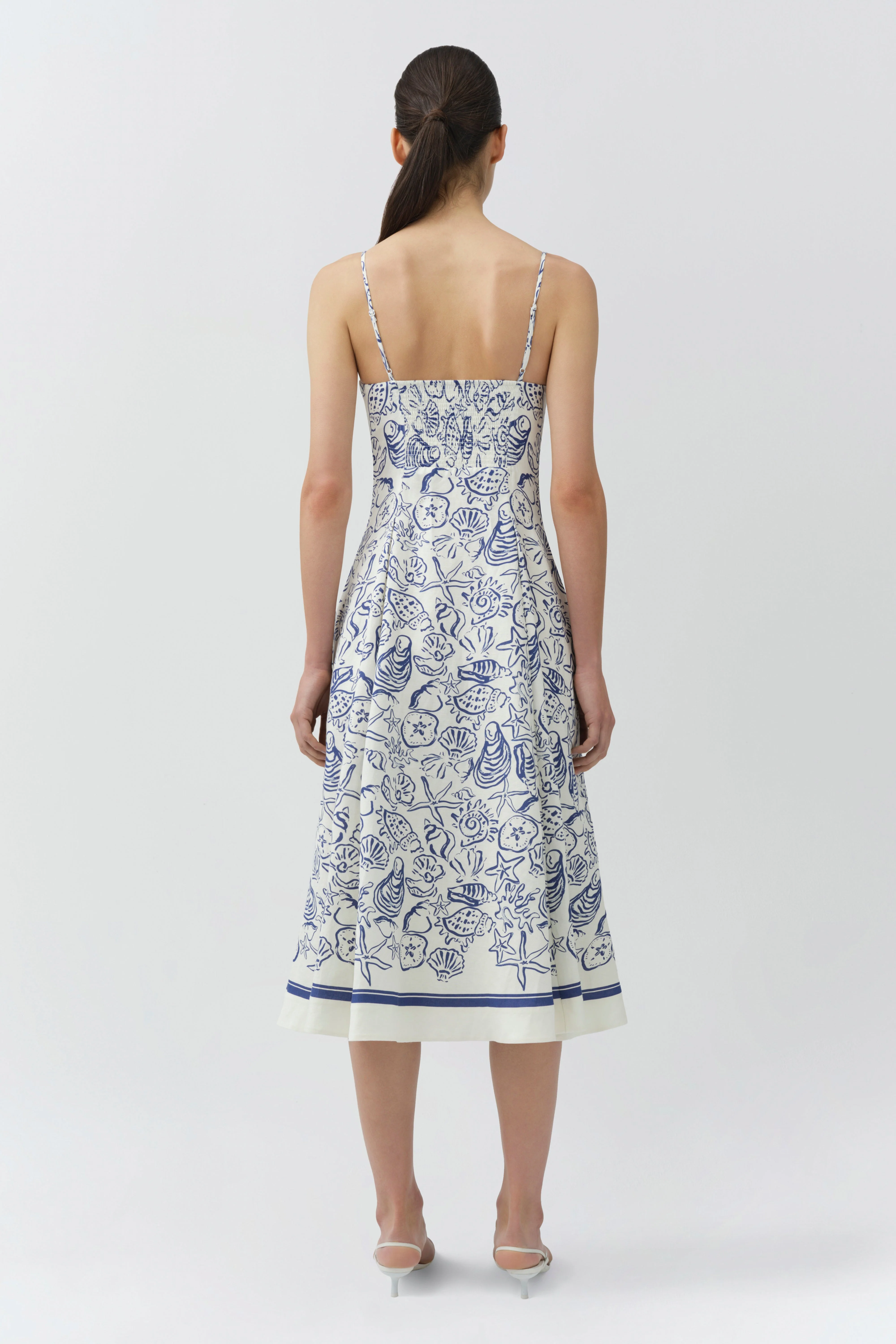 Simkhai - Analise Linen Bustier Midi Dress - Image 5