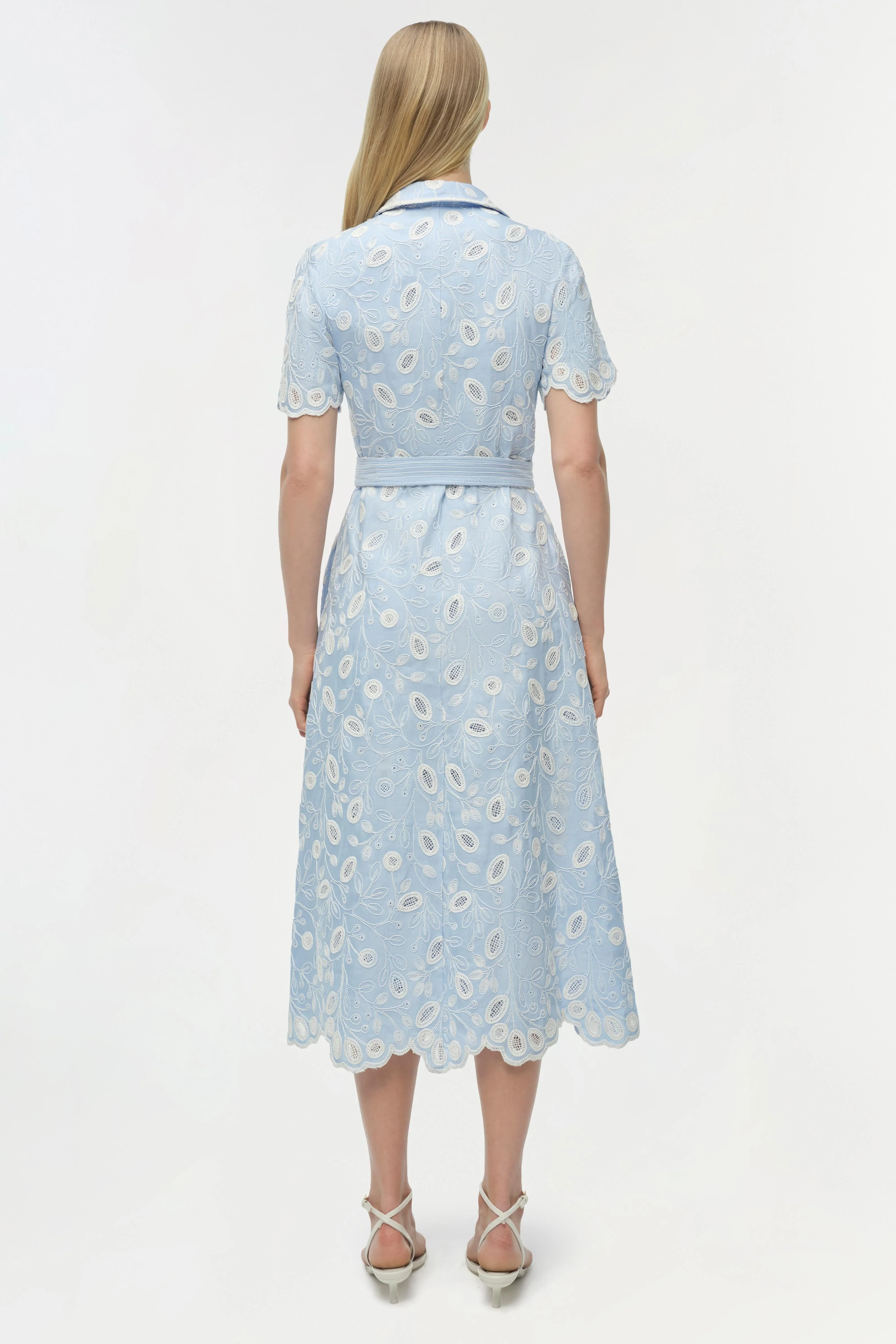 Simkhai - Audria Belted Linen Midi Dress - Image 5