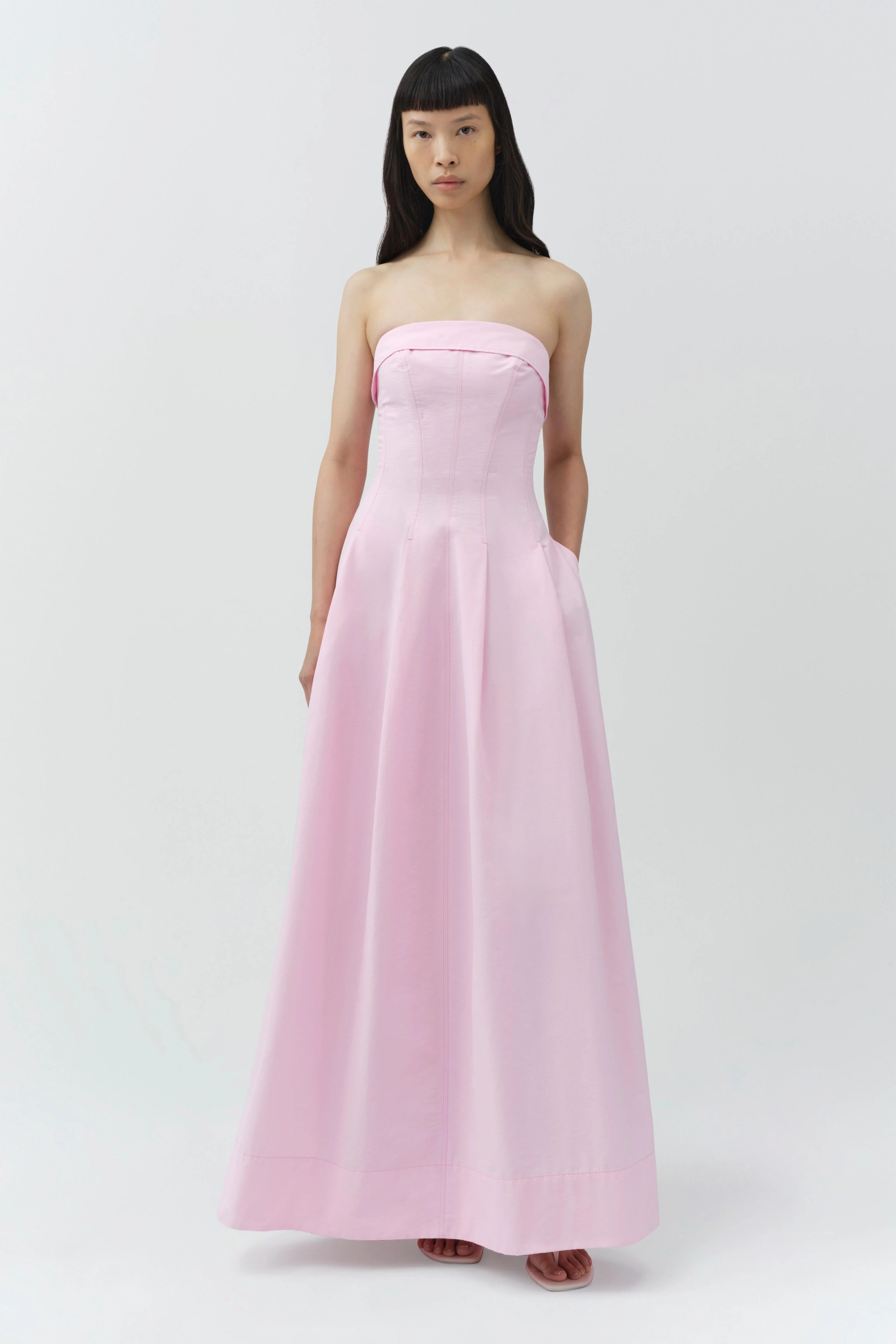 Simkhai - Avril Cotton Bustier Maxi Dress - Image 3