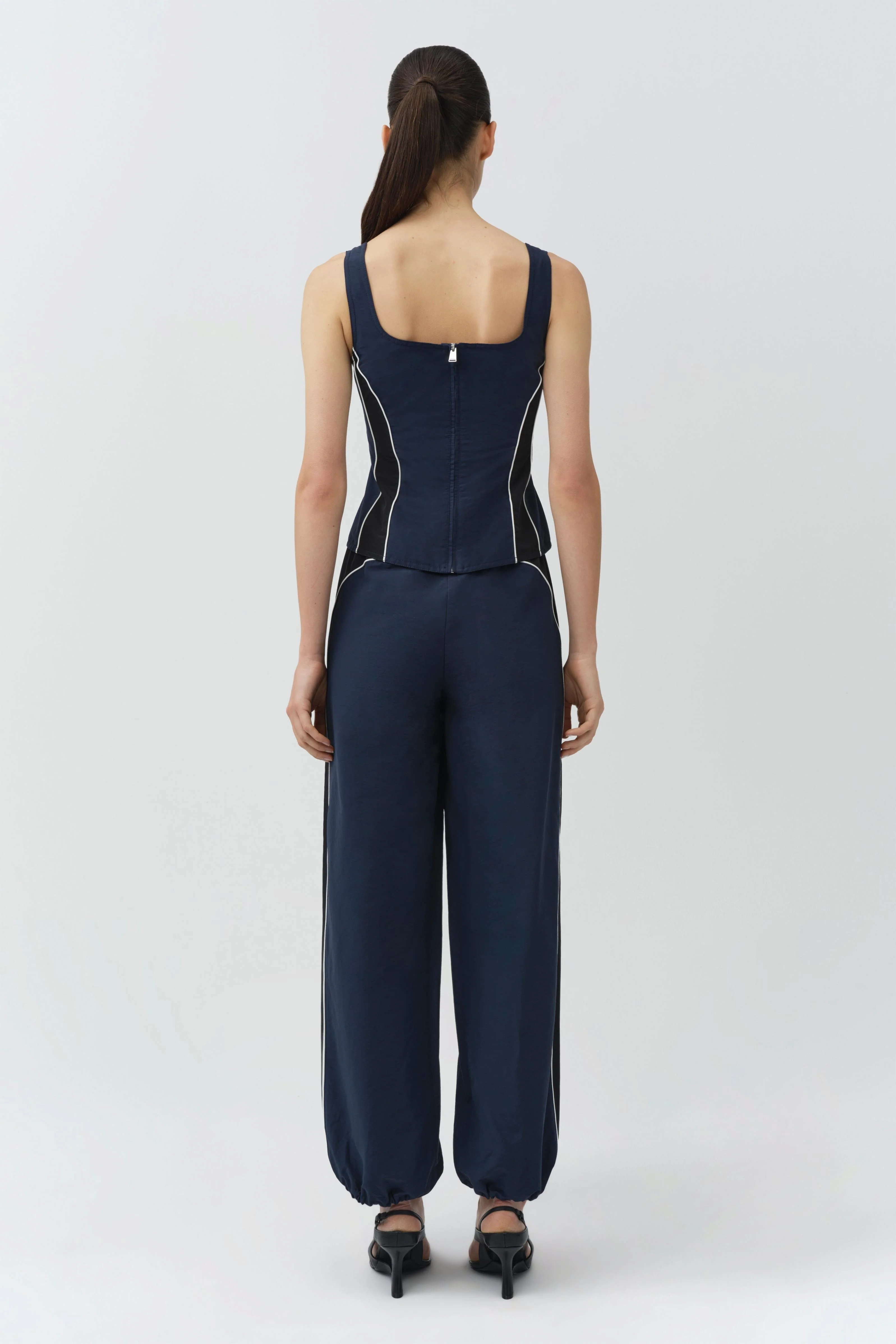 Simkhai - Aya Cotton Faille Bustier Top - Image 4