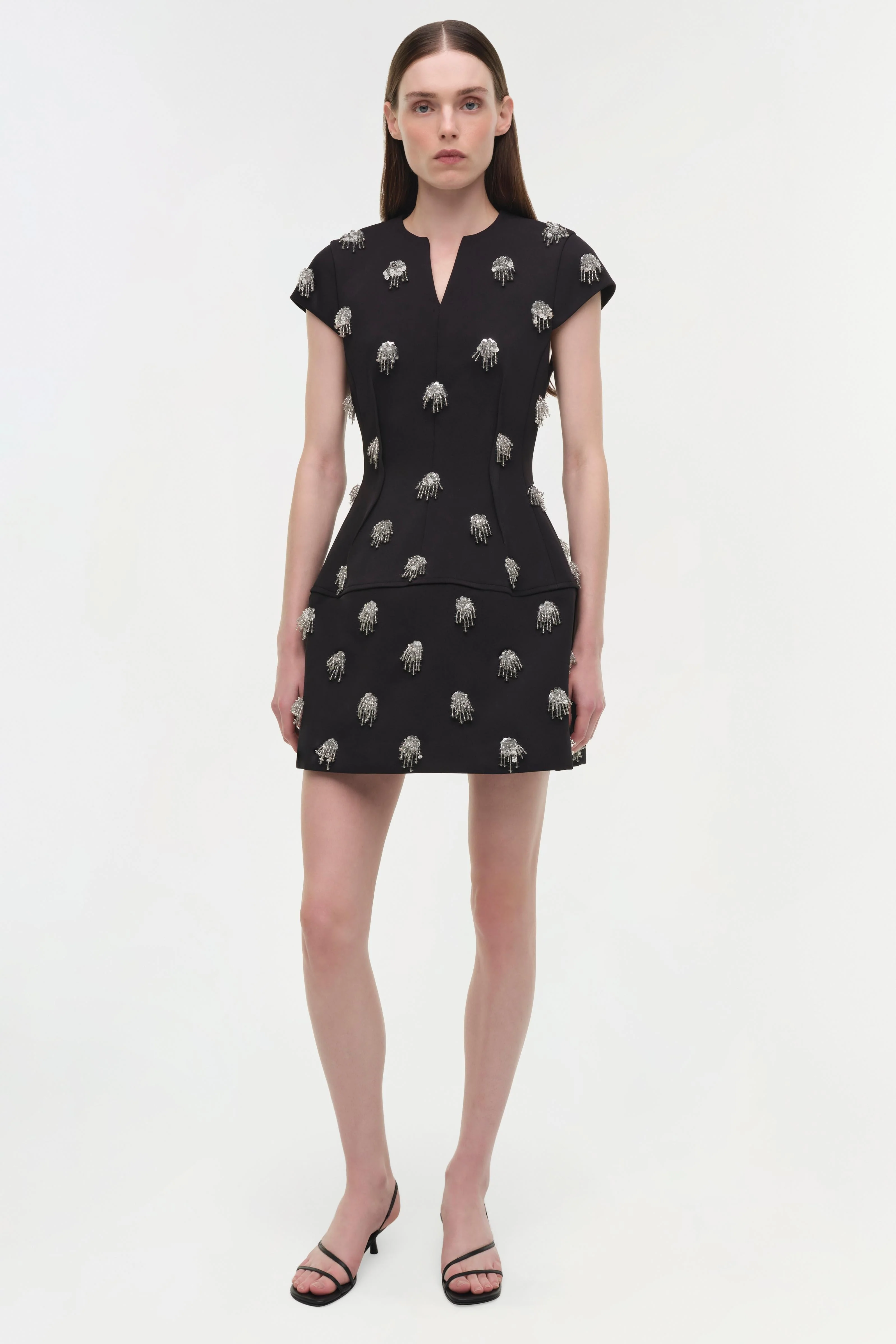 Simkhai - Bethanie Twill Embellished Mini Dress - Image 2