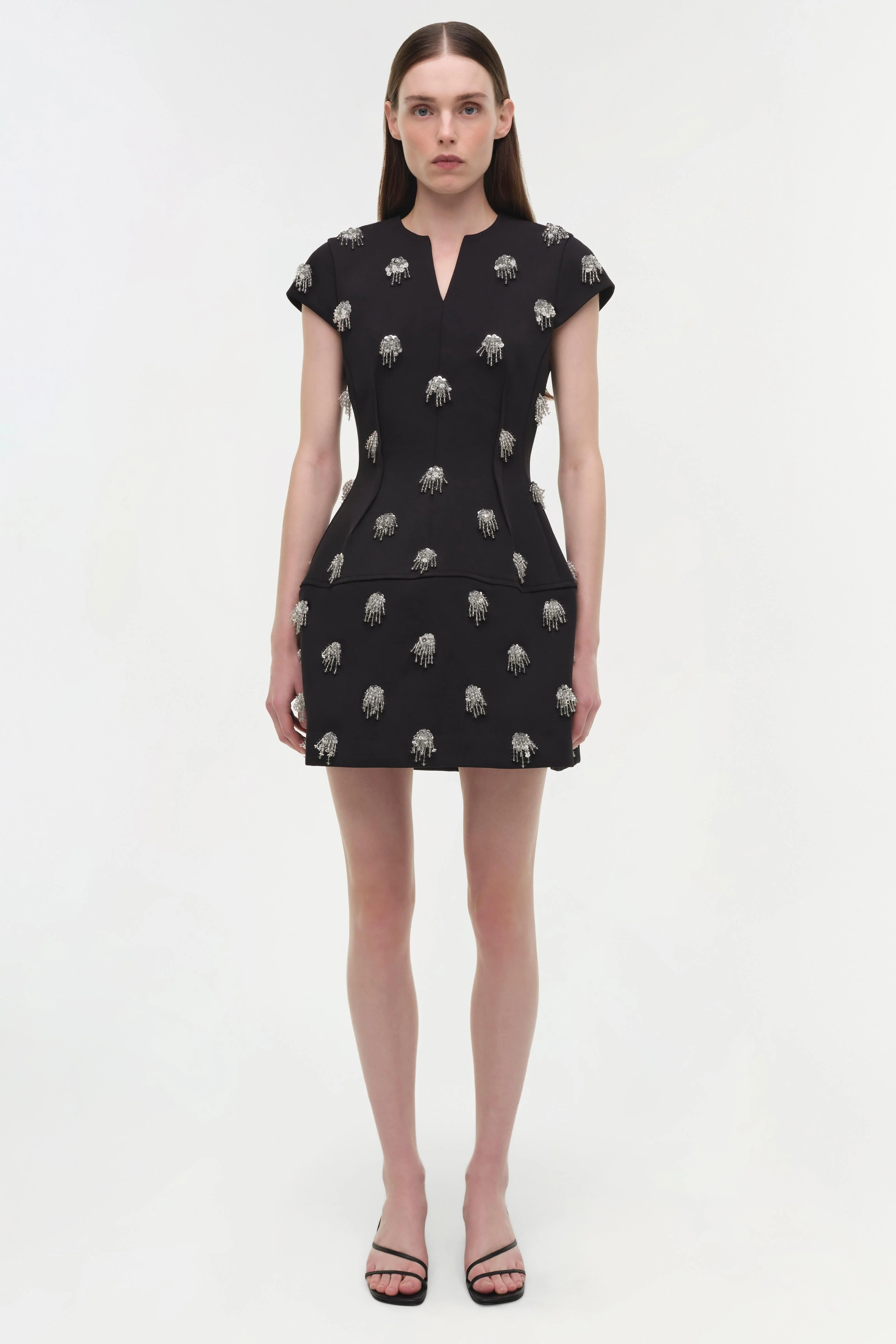 Simkhai - Bethanie Twill Embellished Mini Dress - Image 7