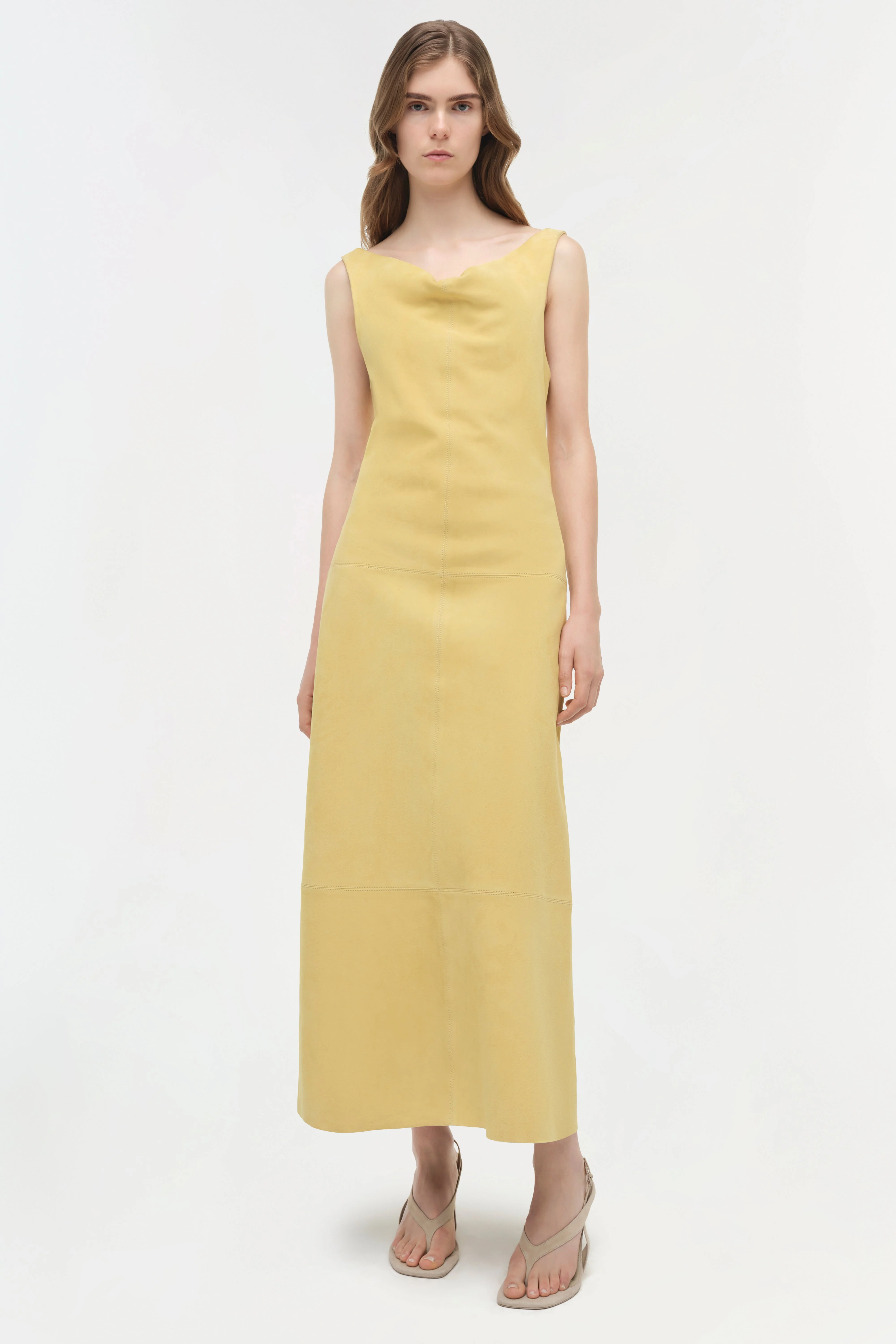 Simkhai - Bridger Suede Halter Midi Dress - Image 3
