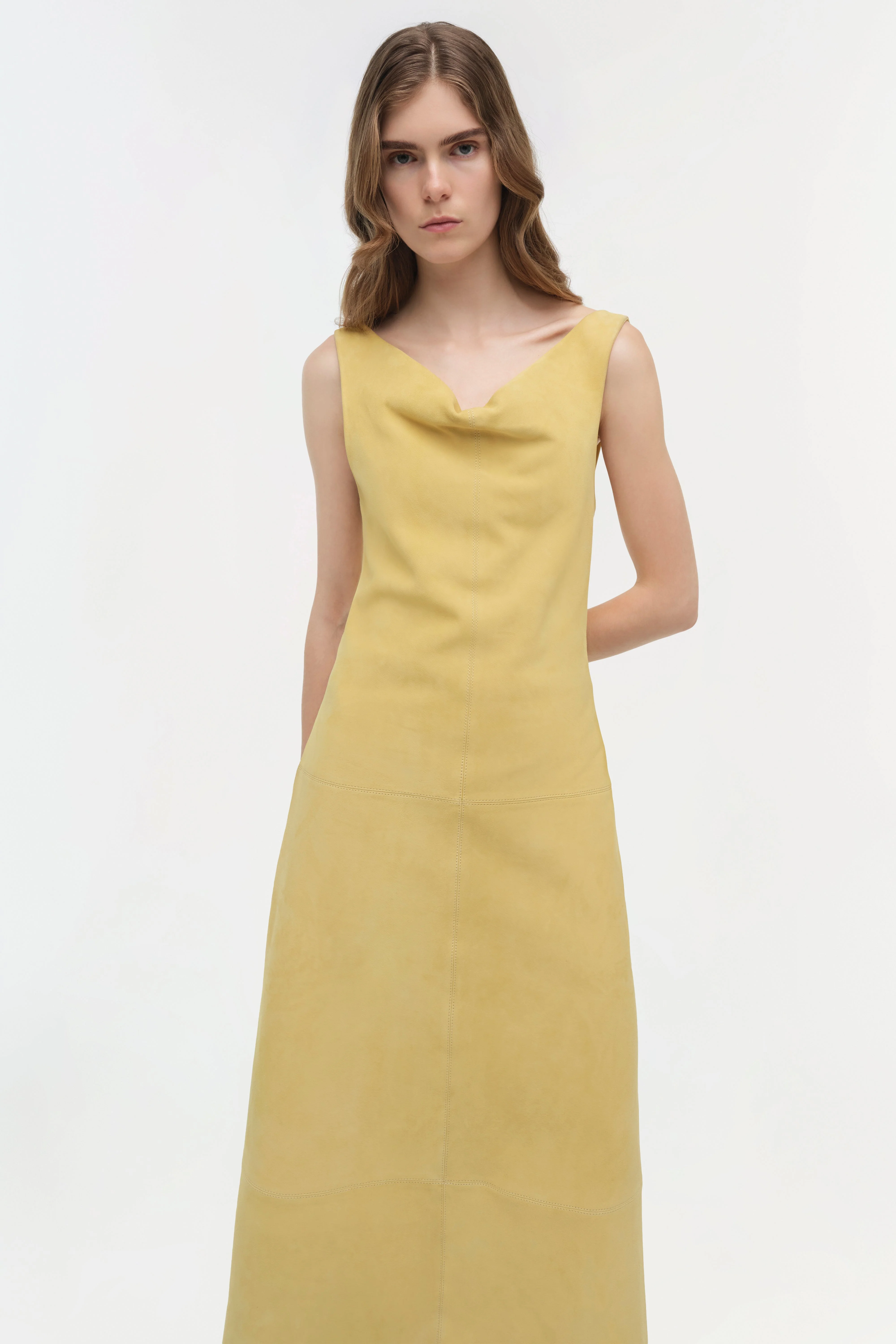 Simkhai - Bridger Suede Halter Midi Dress - Image 4