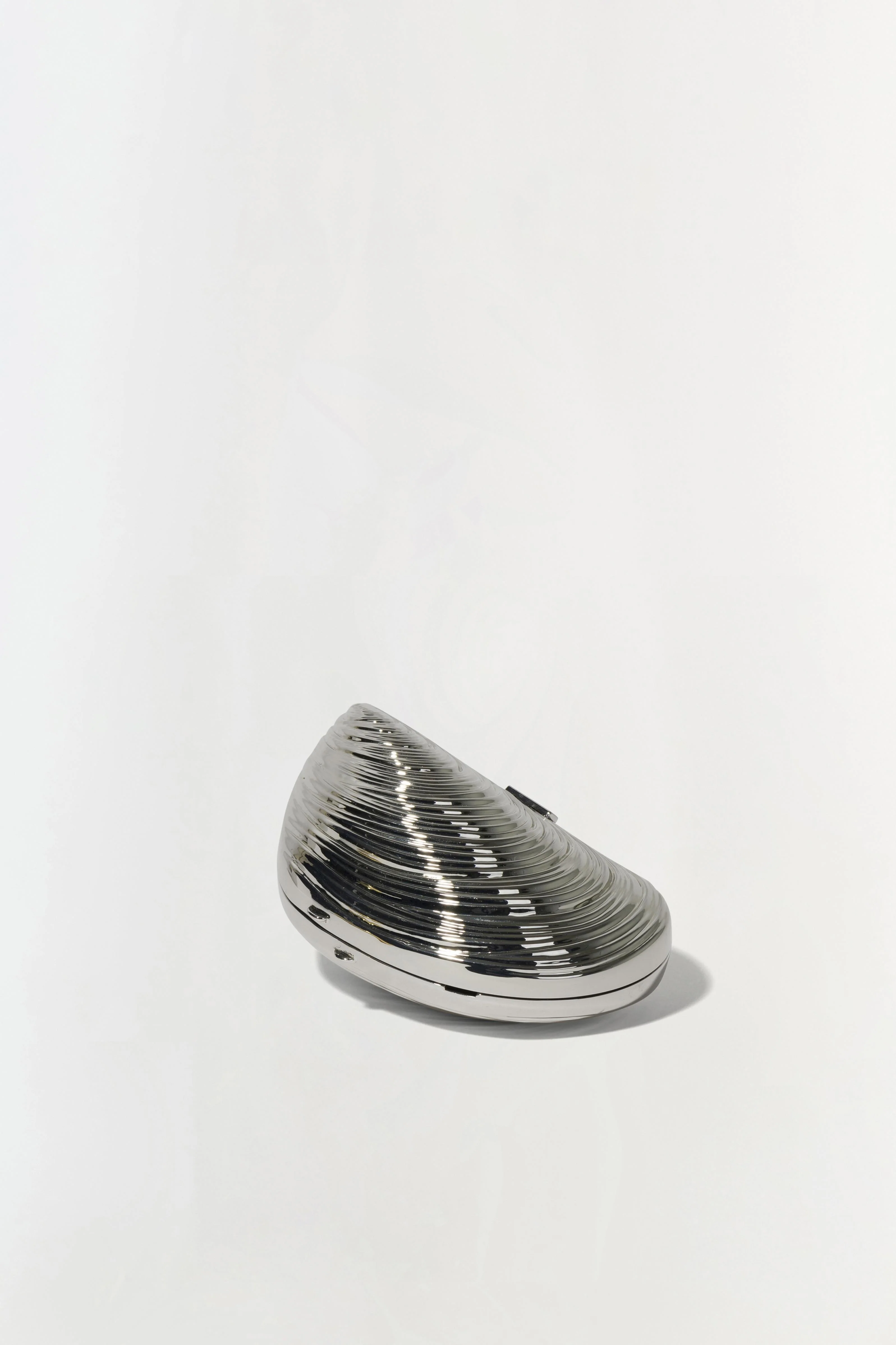Simkhai - Bridget Mini Metal Oyster Clutch - Image 2