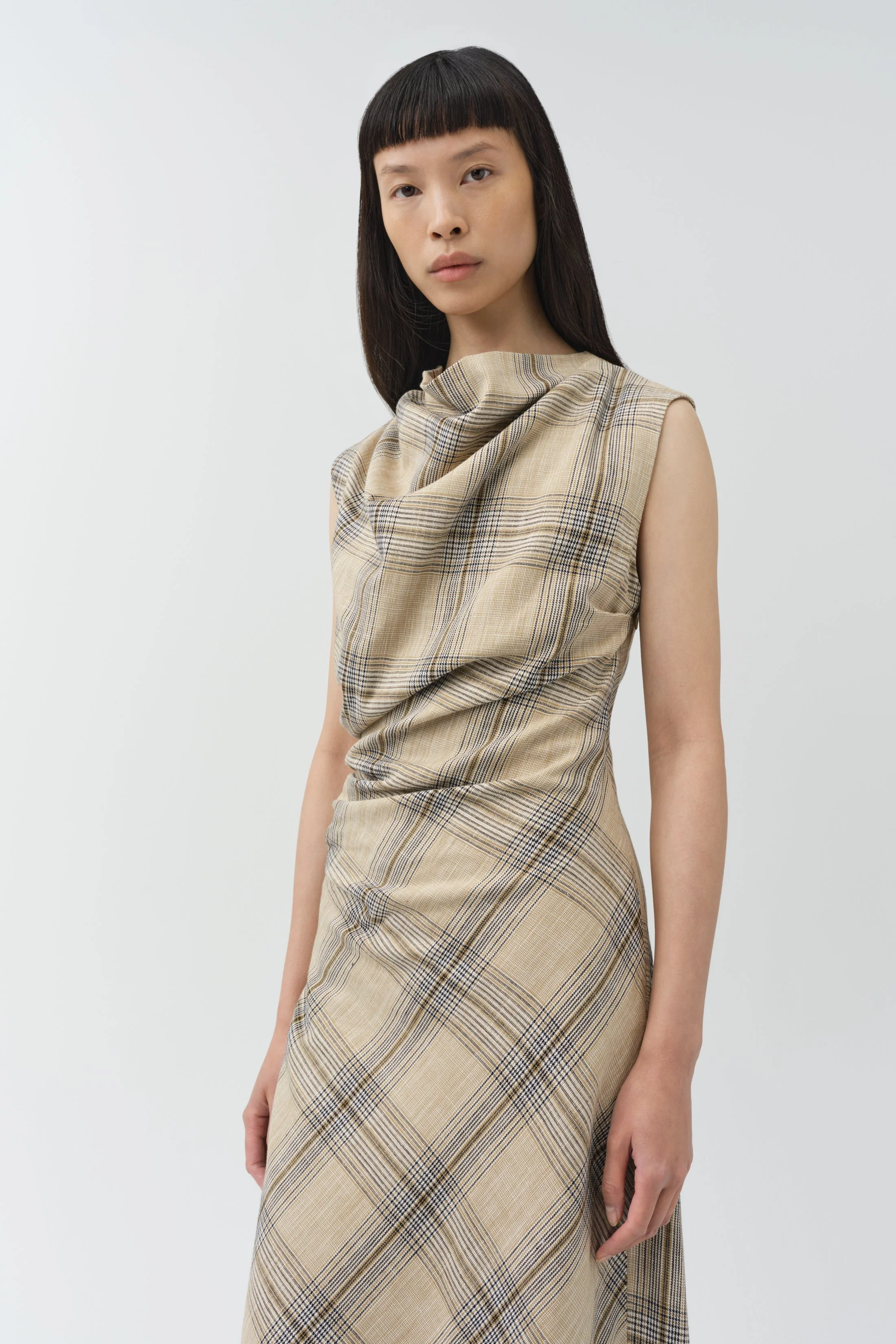 Simkhai - Burke Draped Midi Dress - Image 3