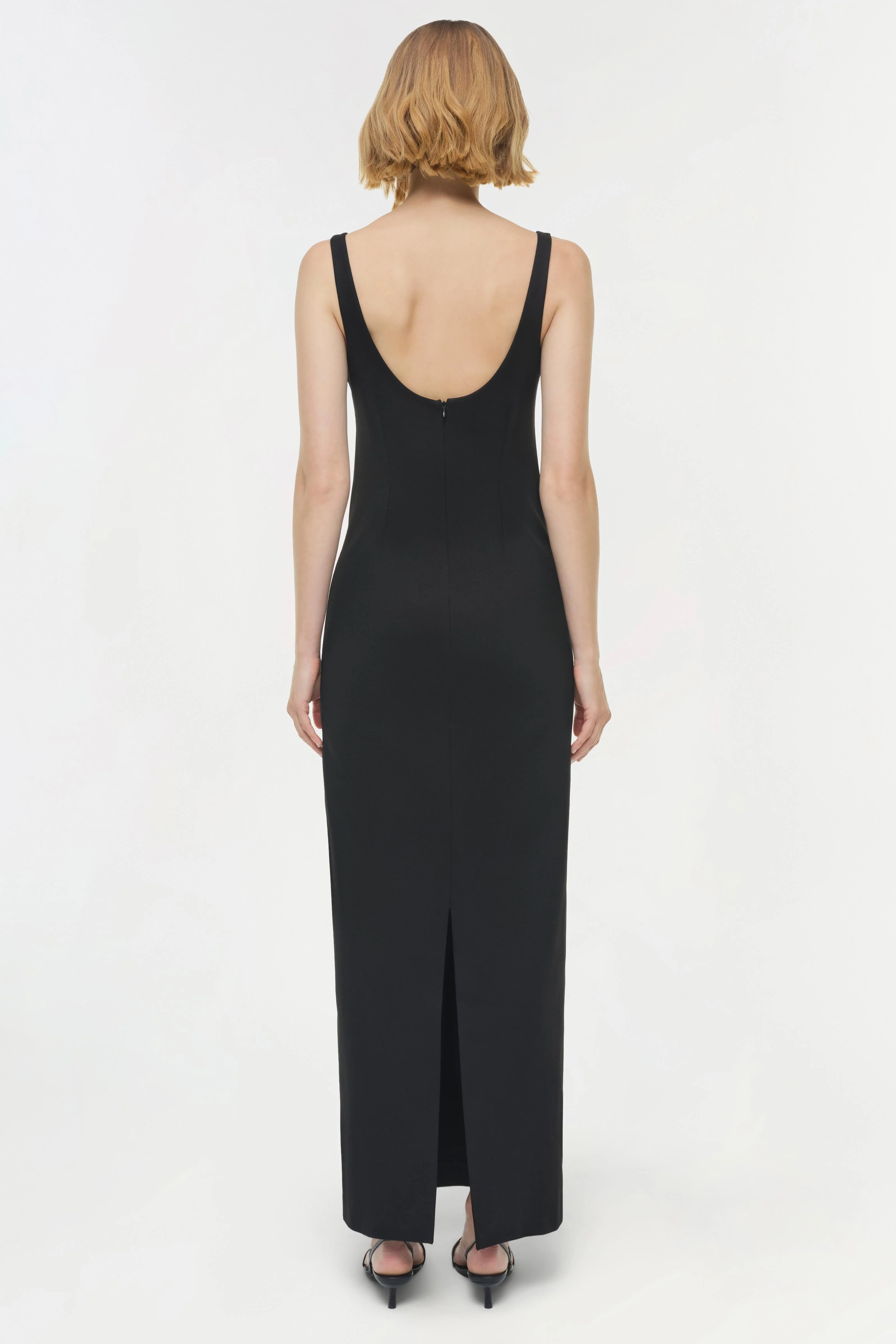 Simkhai - Cabot Sculpted Scuba Maxi Dress - Image 5