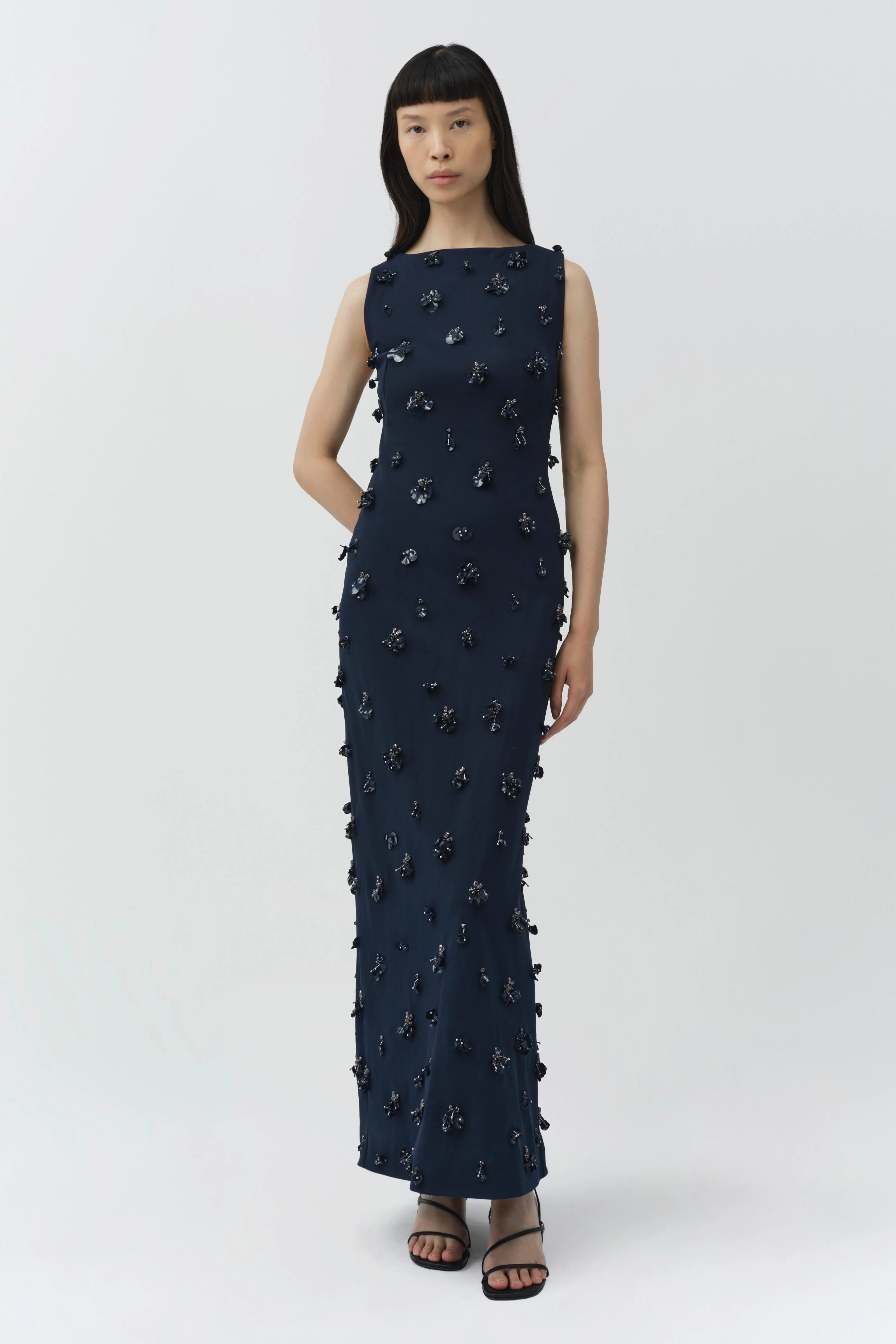 Simkhai - Claudia Embellished Crepe Midi Dress - Image 2